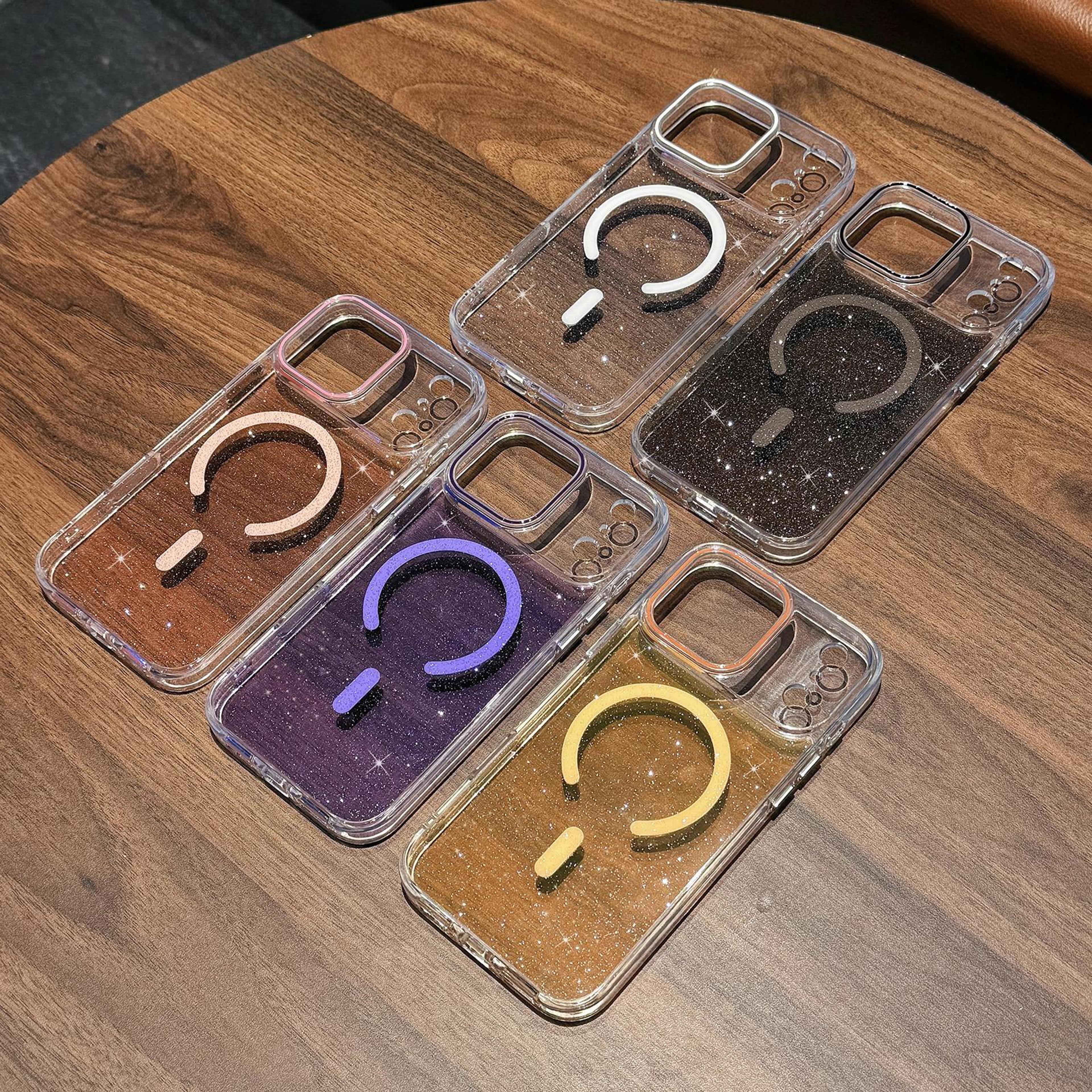 IPhone 17 Pro Crystal Shimmer Magnetic Case With Wireless Charging 5