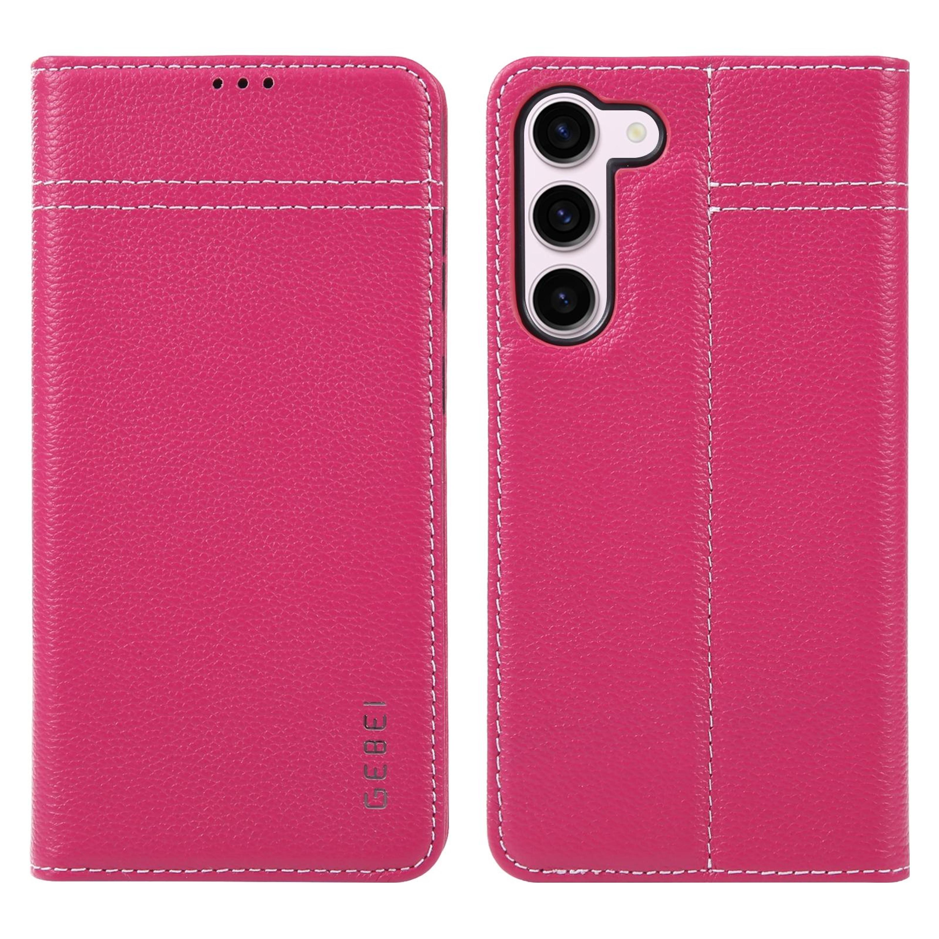 Samsung Galaxy S23 Plus 5G Genuine Leather Wallet Case With Card Slots And Stand 0
