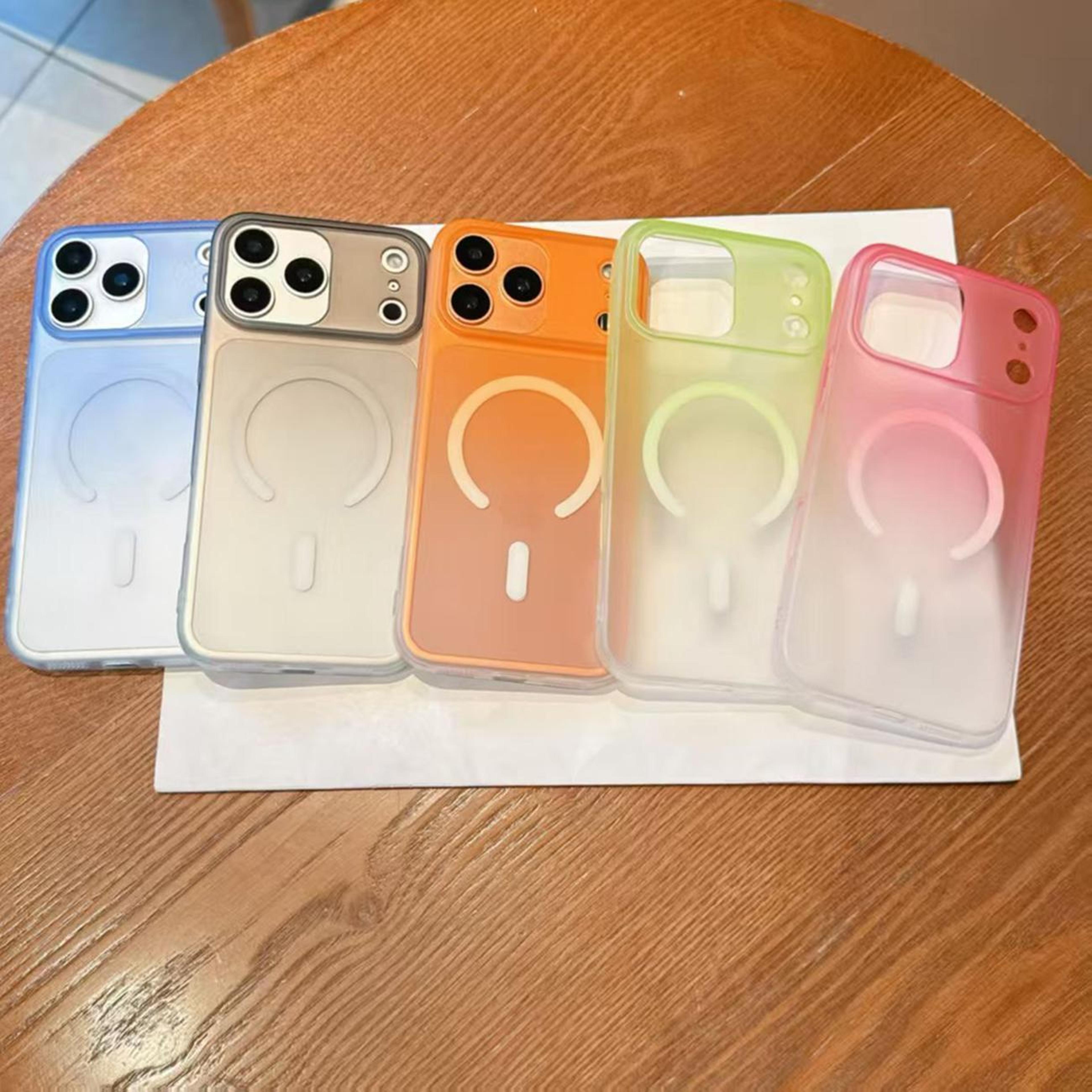 IPhone 16 Pro Max Frosted Magnetic Case Slim Shockproof TPU Cover 1