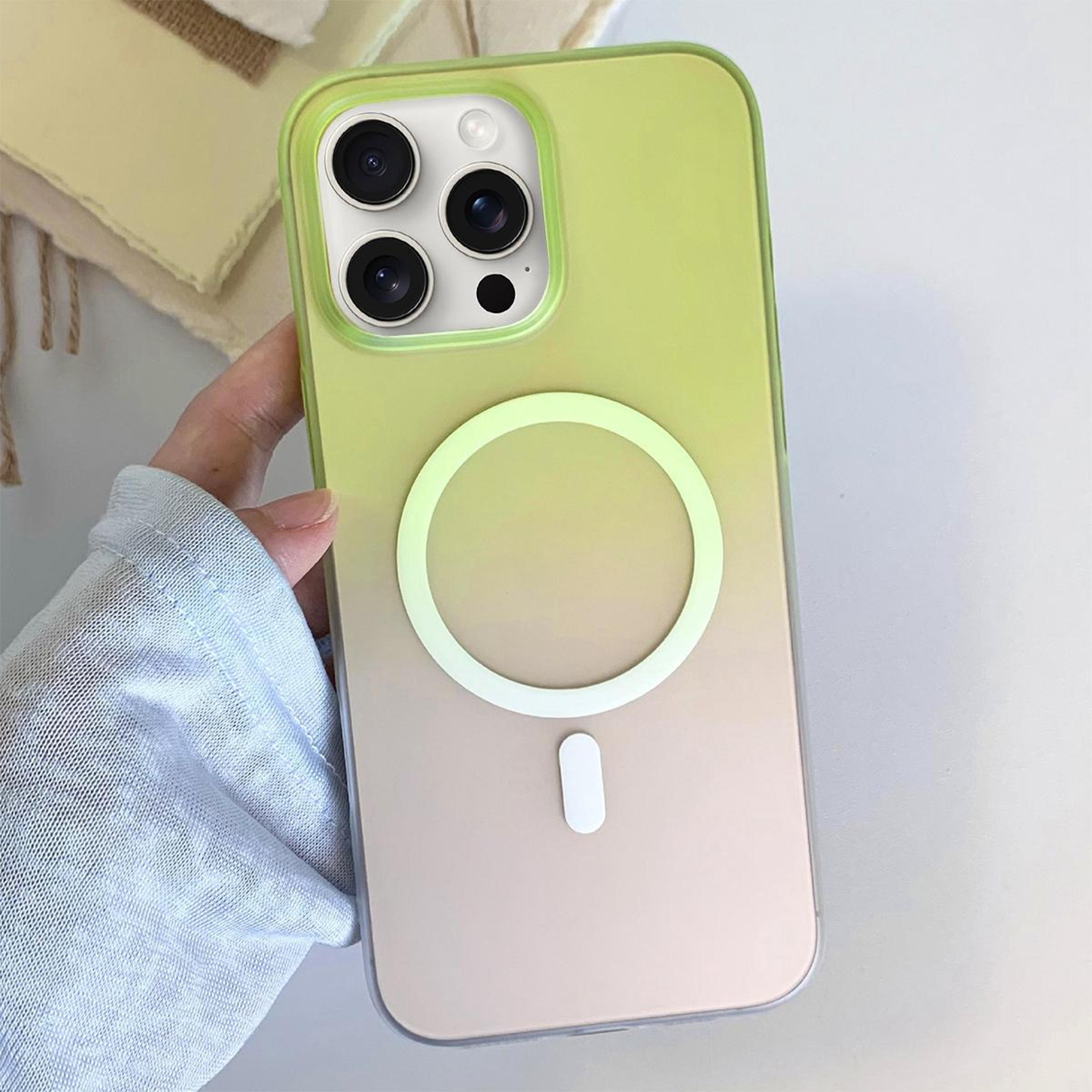 IPhone 15 Pro Max Frosted Gradient Magnetic TPU Case With Slim Shockproof Protection 0