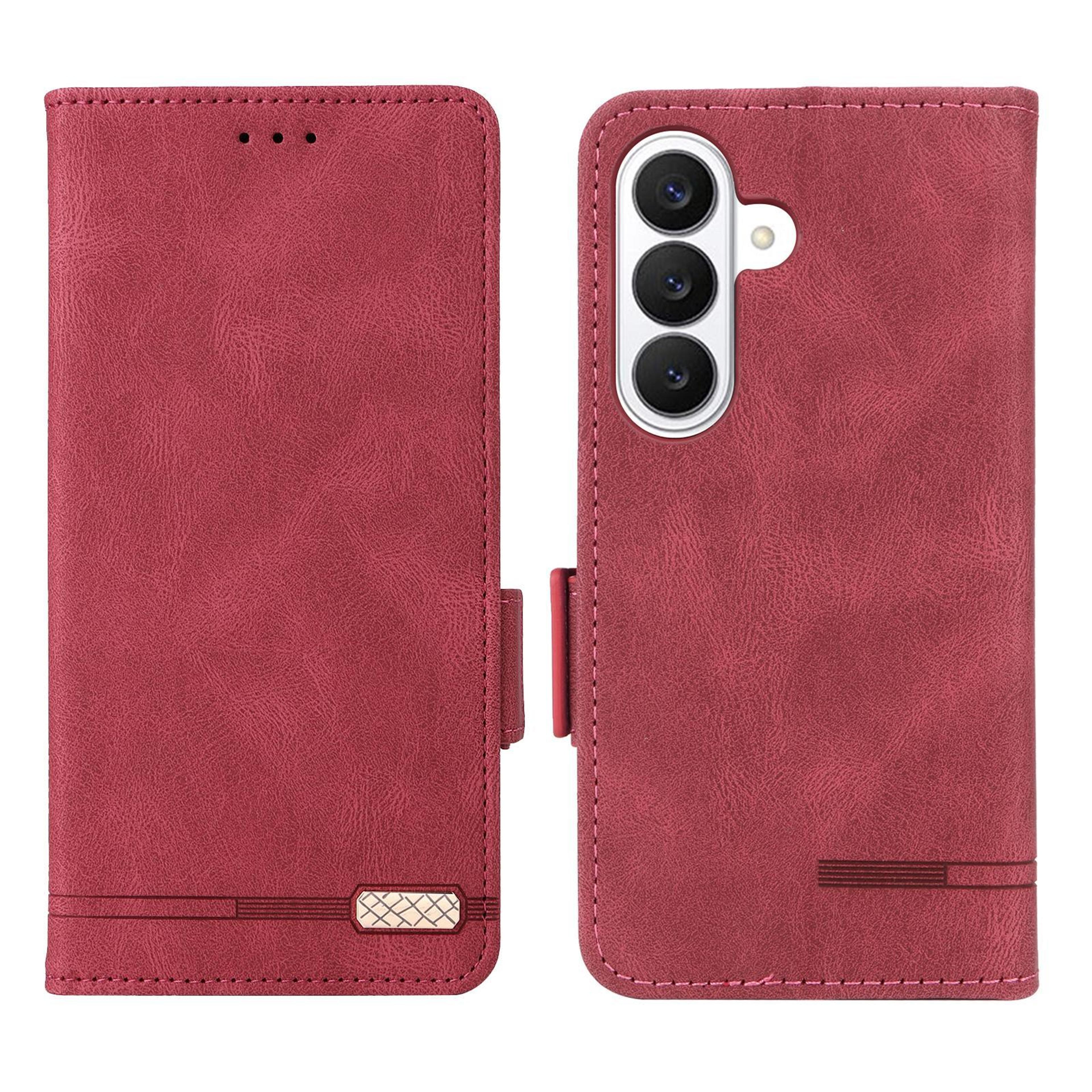 Samsung Galaxy S26 Plus 5G Leather Phone Case With Magnetic Clasp Protective Cover 1