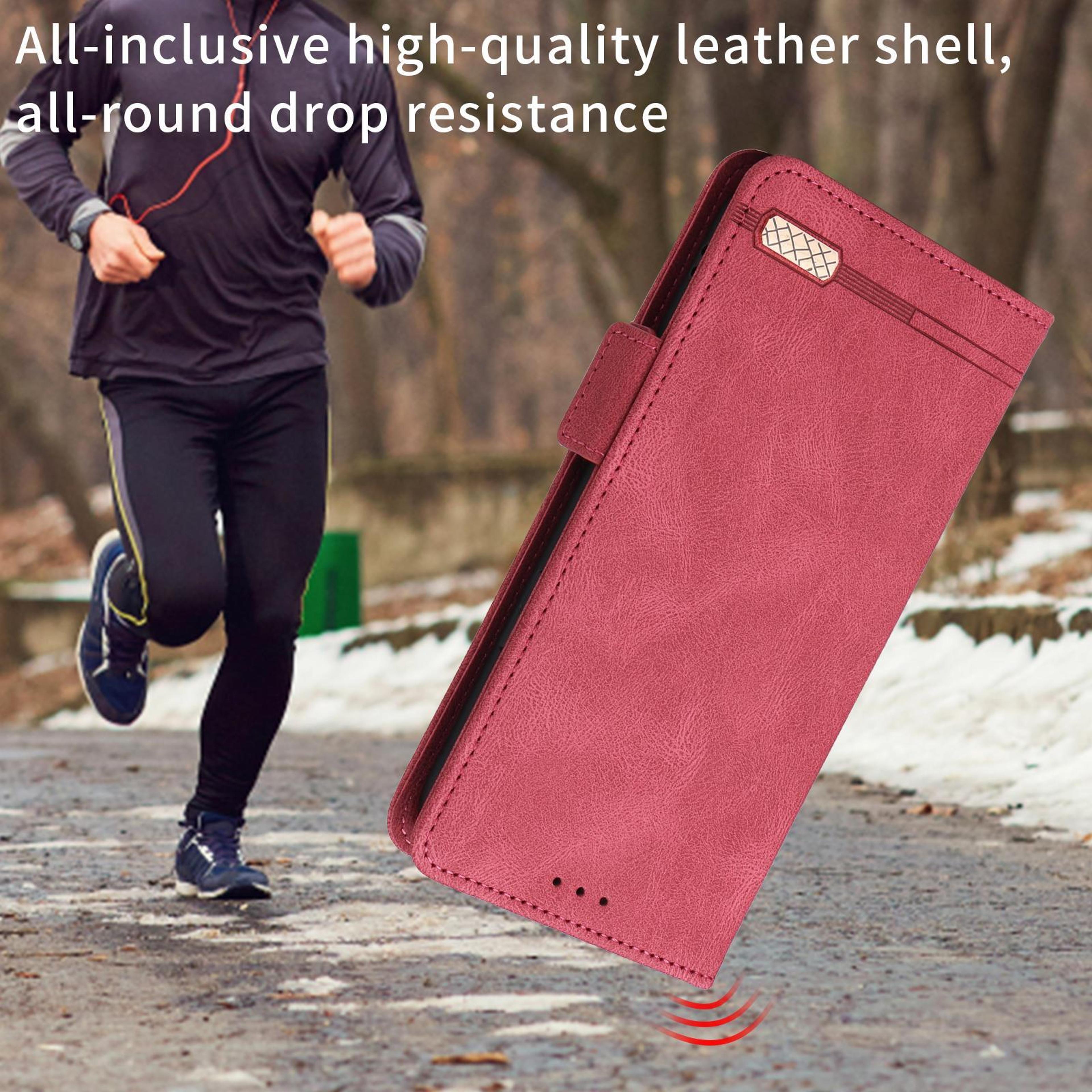 Galaxy A27 5G Leather Wallet Case Magnetic Clasp Flip Cover 4