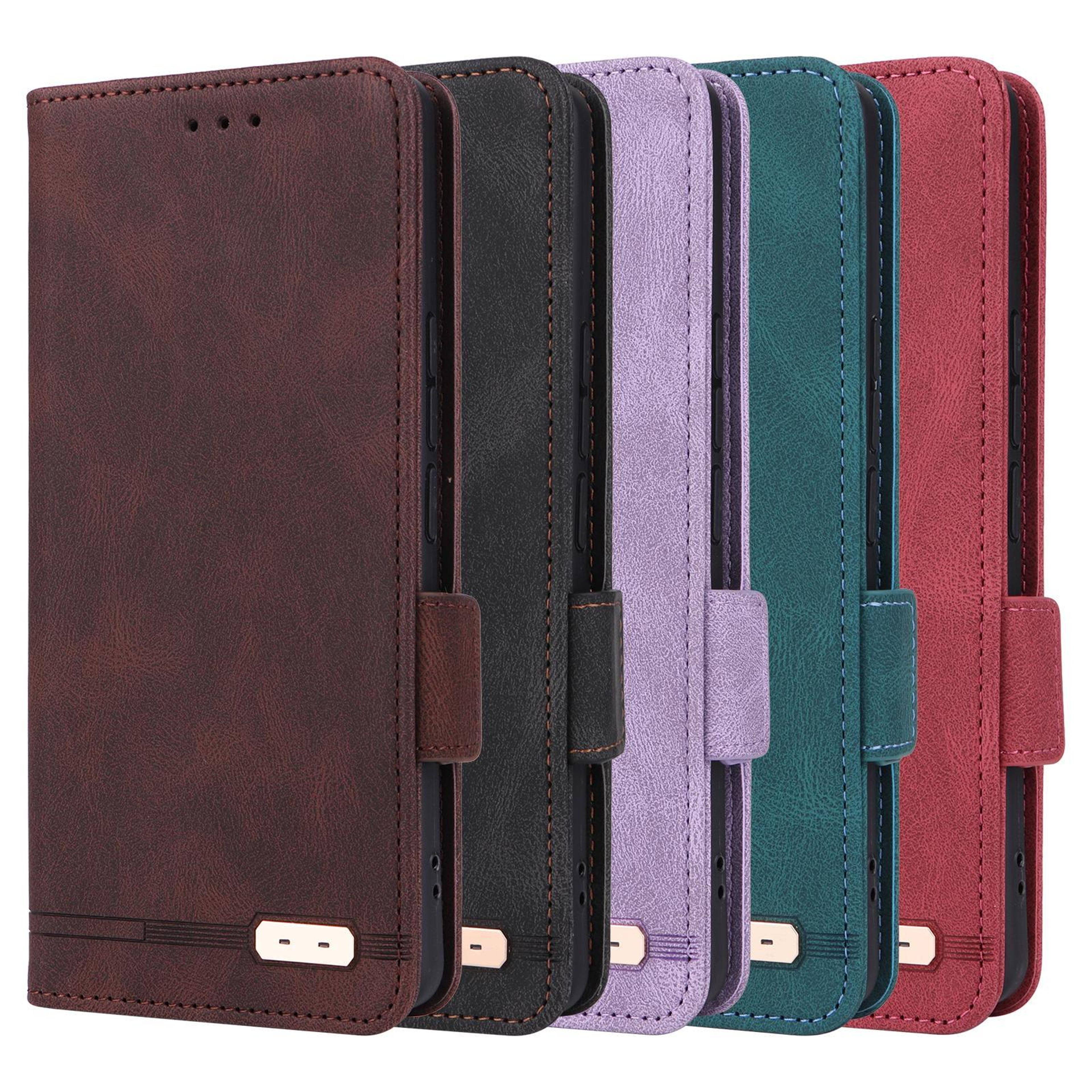 Galaxy A27 5G Leather Wallet Case Magnetic Clasp Flip Cover 7