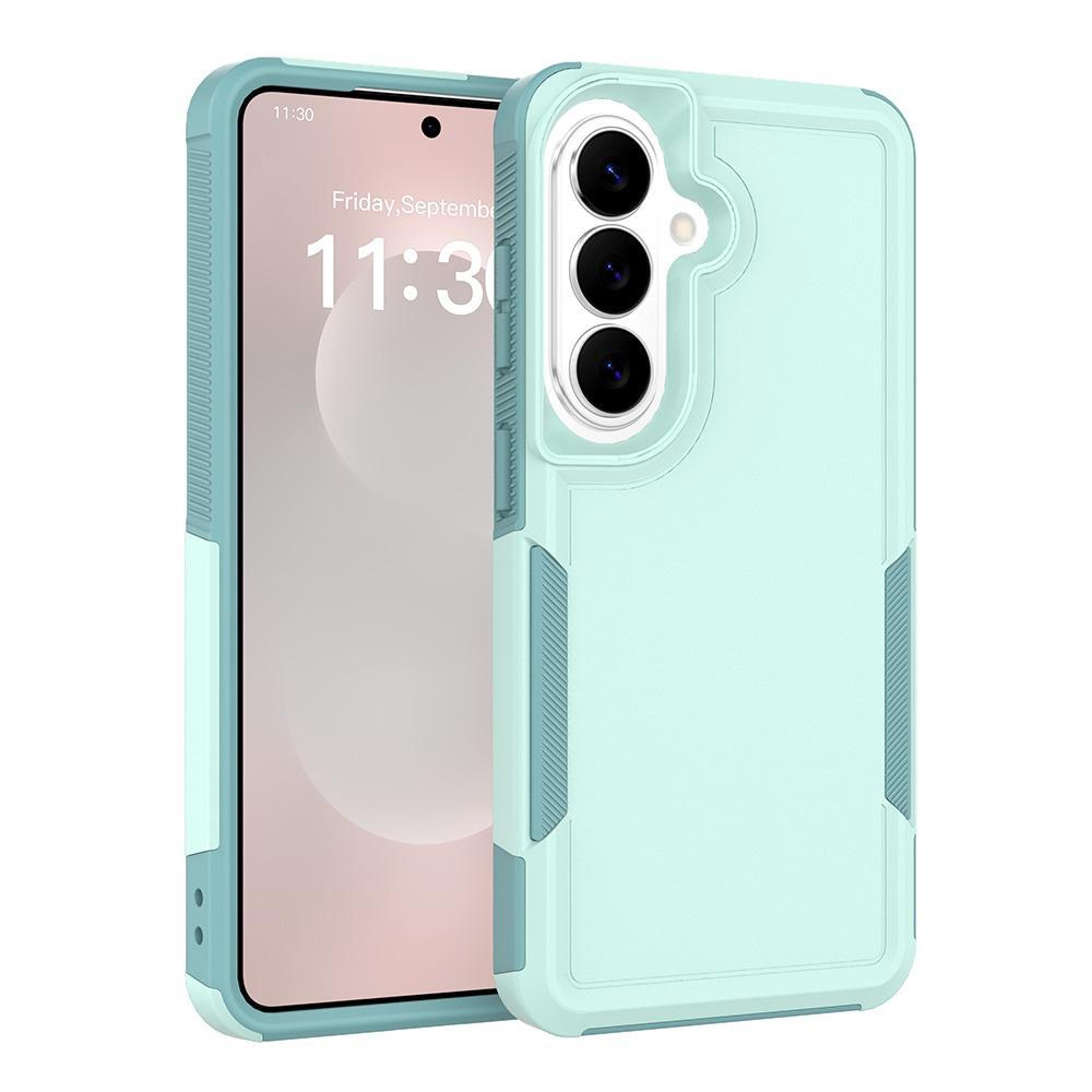 Samsung Galaxy S26 5G Dual Layer PC TPU Protective Case Light Green 0