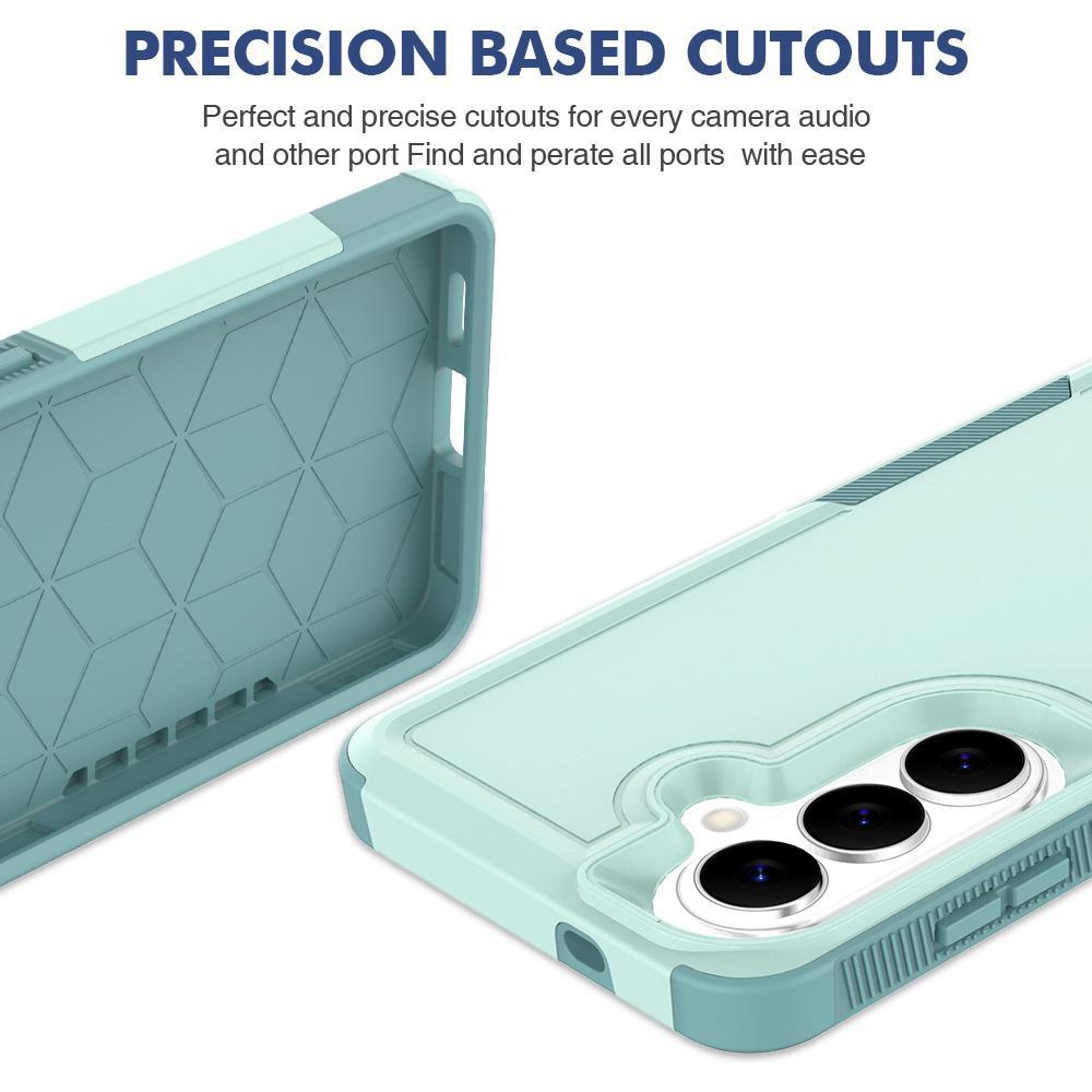 Samsung Galaxy S26 5G Dual Layer PC TPU Protective Case Light Green 3