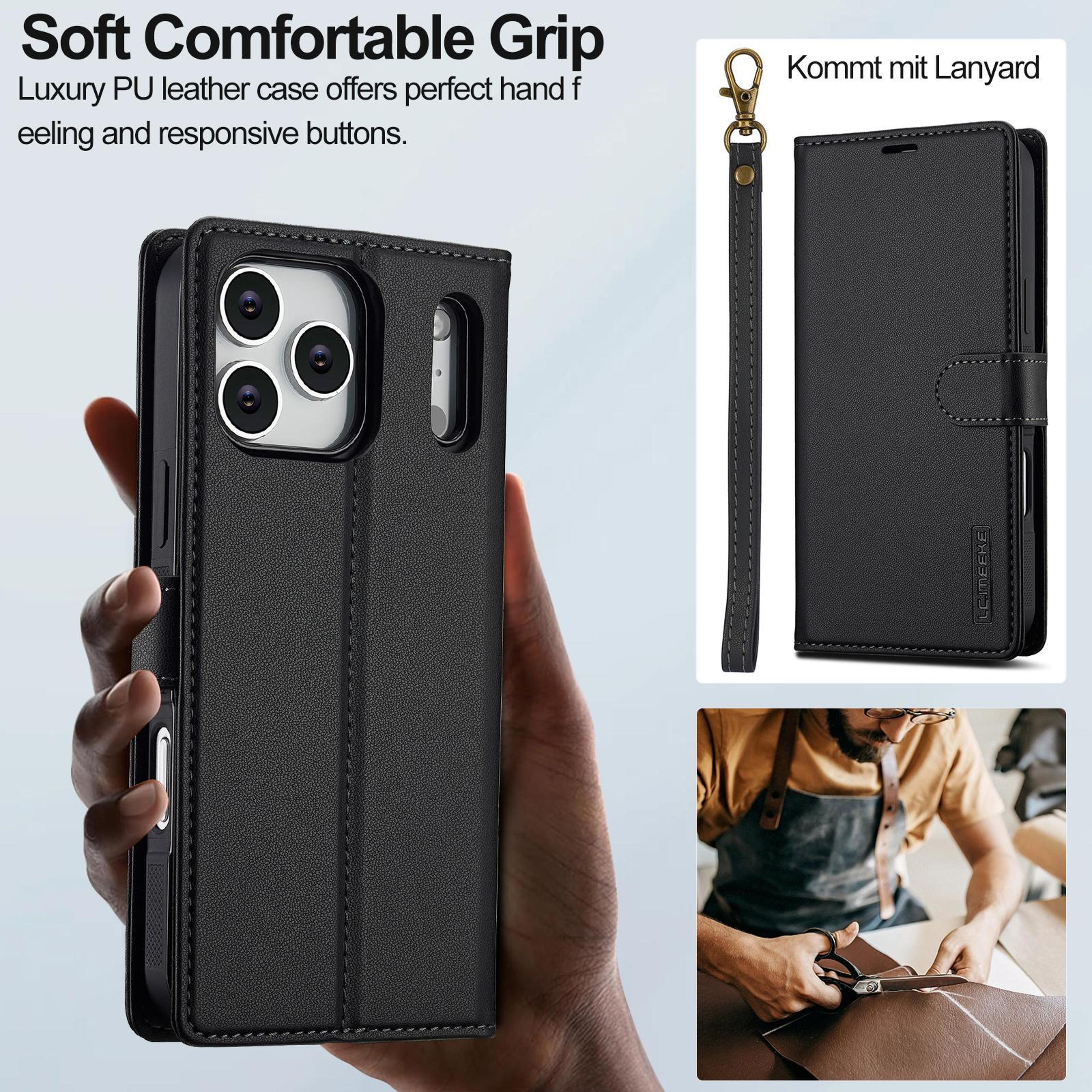 IPhone 17 Pro MagSafe Wallet Case With Detachable Cover And Lanyard 9