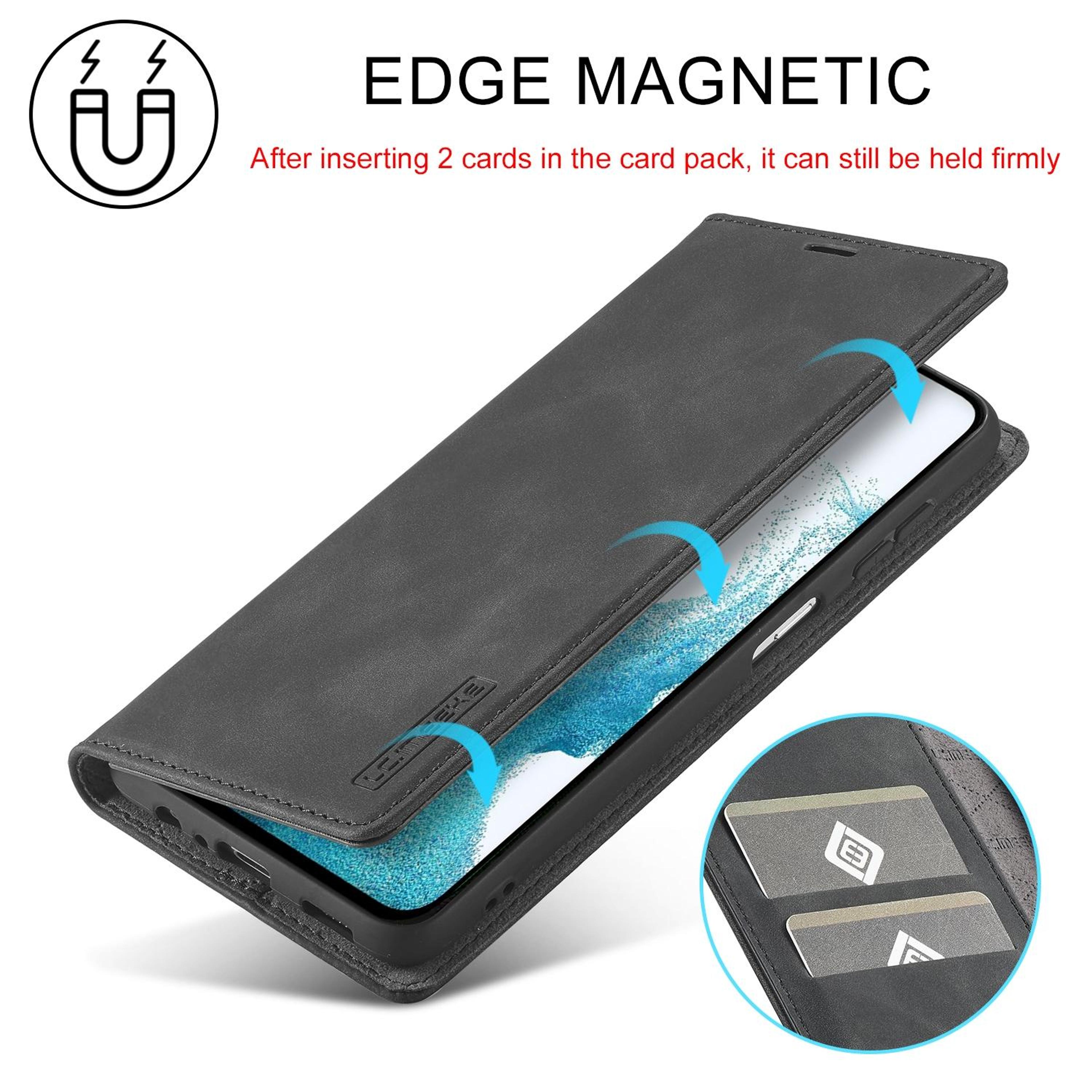 Samsung Galaxy S24 FE Leather Wallet Case With Magnetic Closure And Card Holder 6