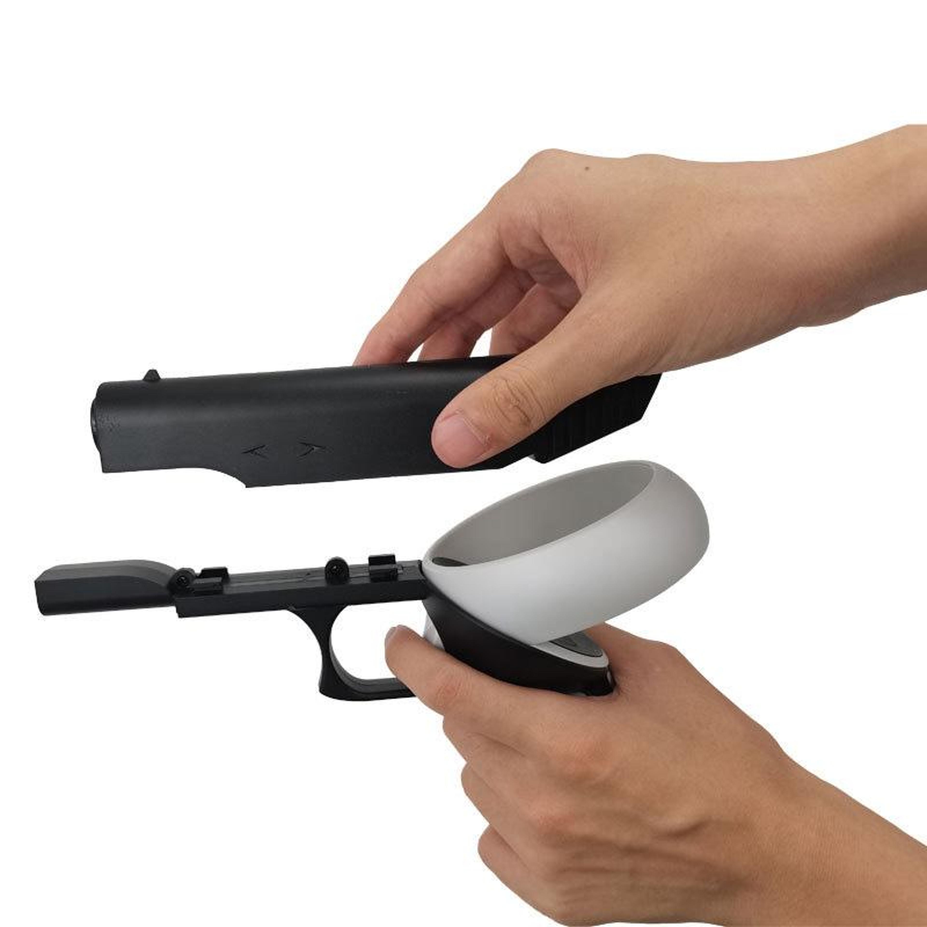 Meta Quest 2 Gun Grip VR Shooting Game Controller Accessory 3