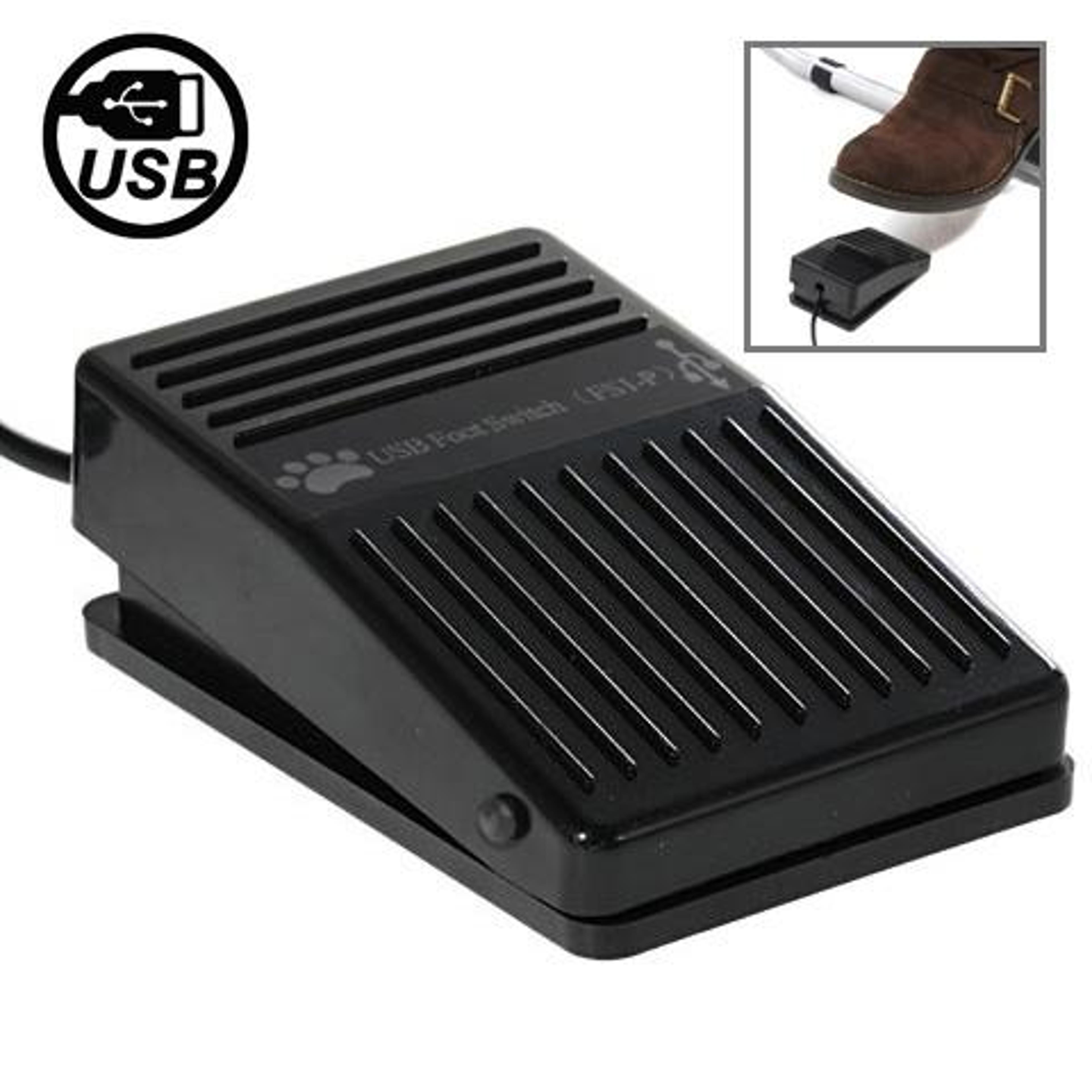 Programmable USB Foot Pedal Keyboard Control Switch For PC 2