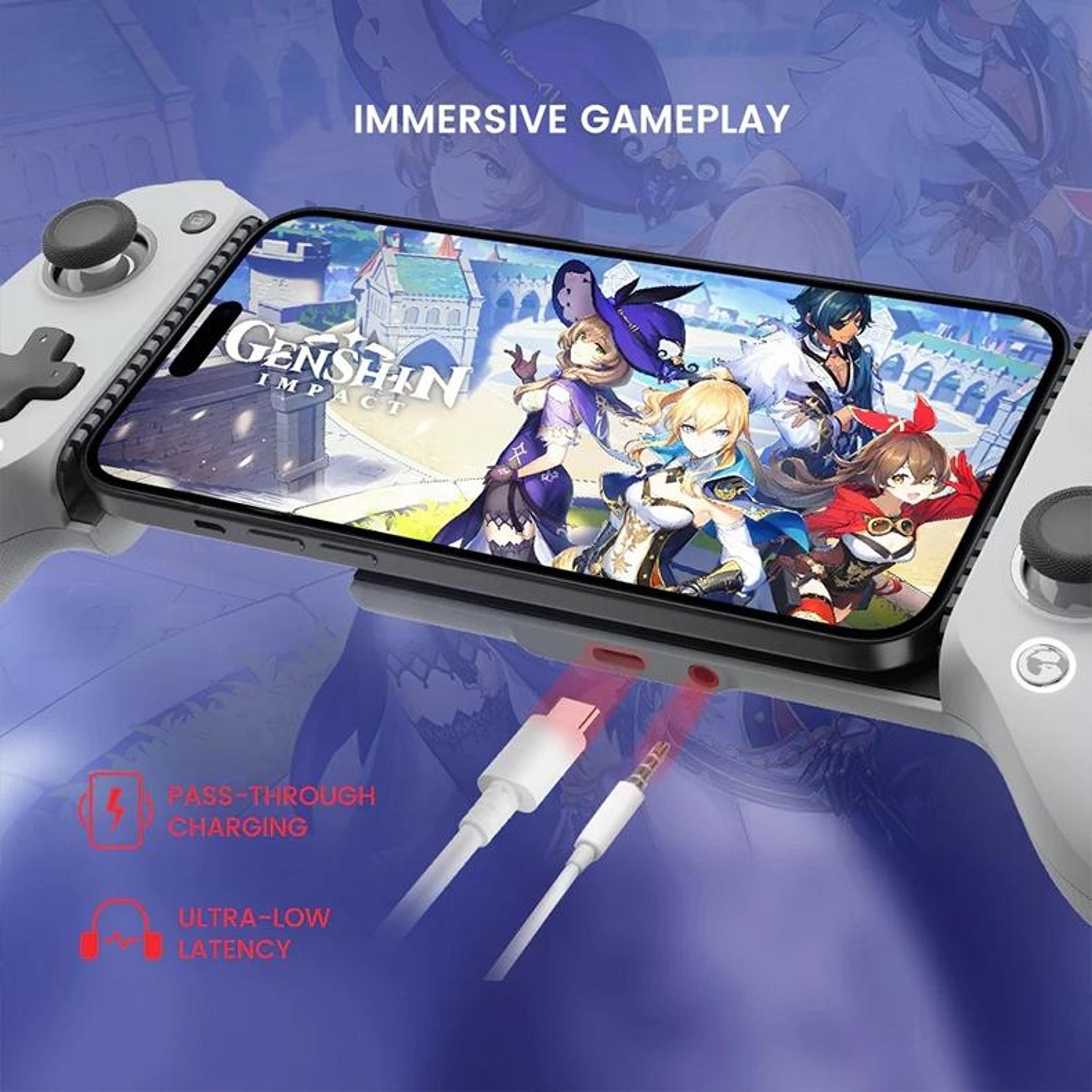 GameSir G8 Sagittarius USBC Mobile Gaming Controller With Hall Effect Joysticks For IPhone 15 And A 5