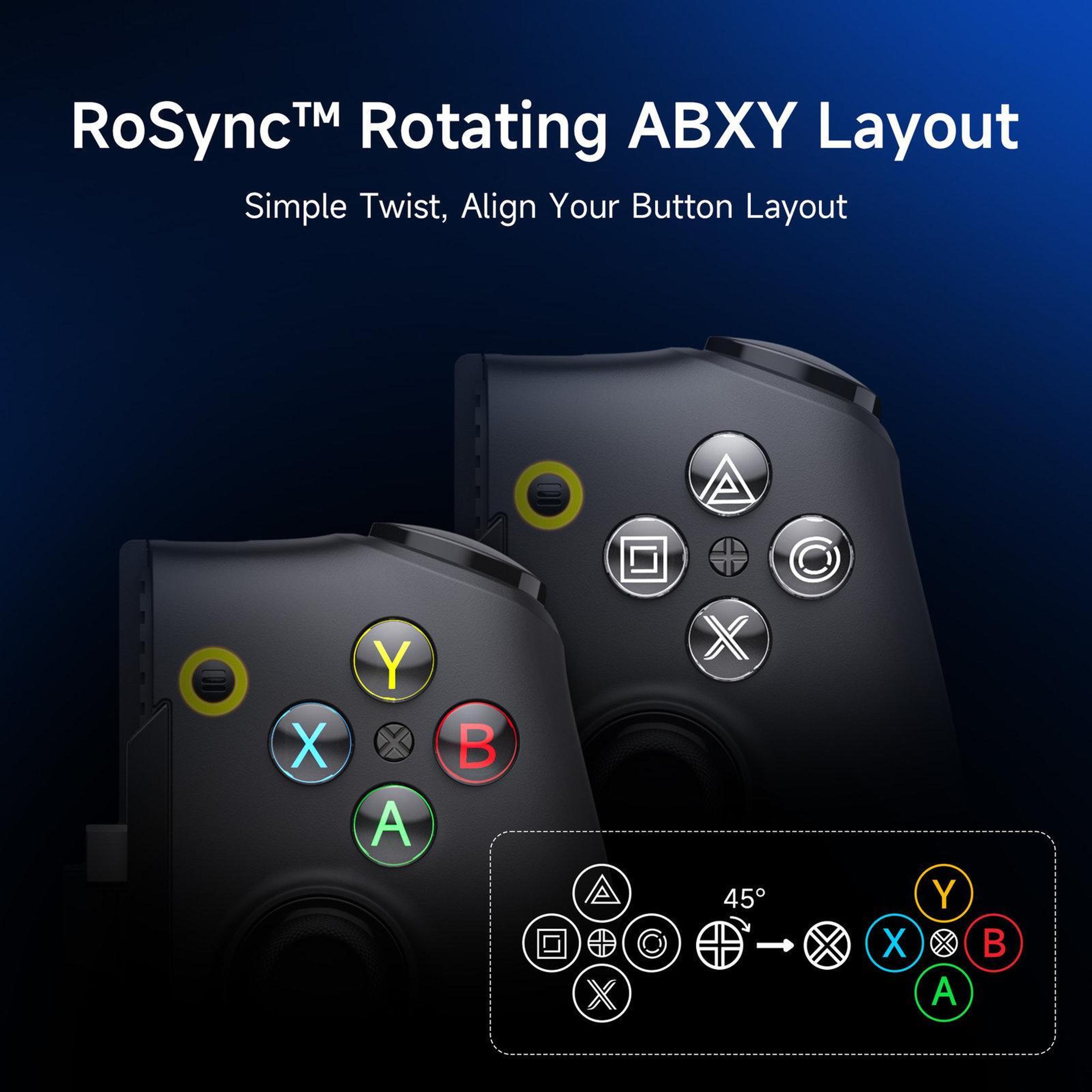 EasySMX M20 USBC Mobile Gaming Controller With Hall Effect Sticks And 1000Hz Polling 3