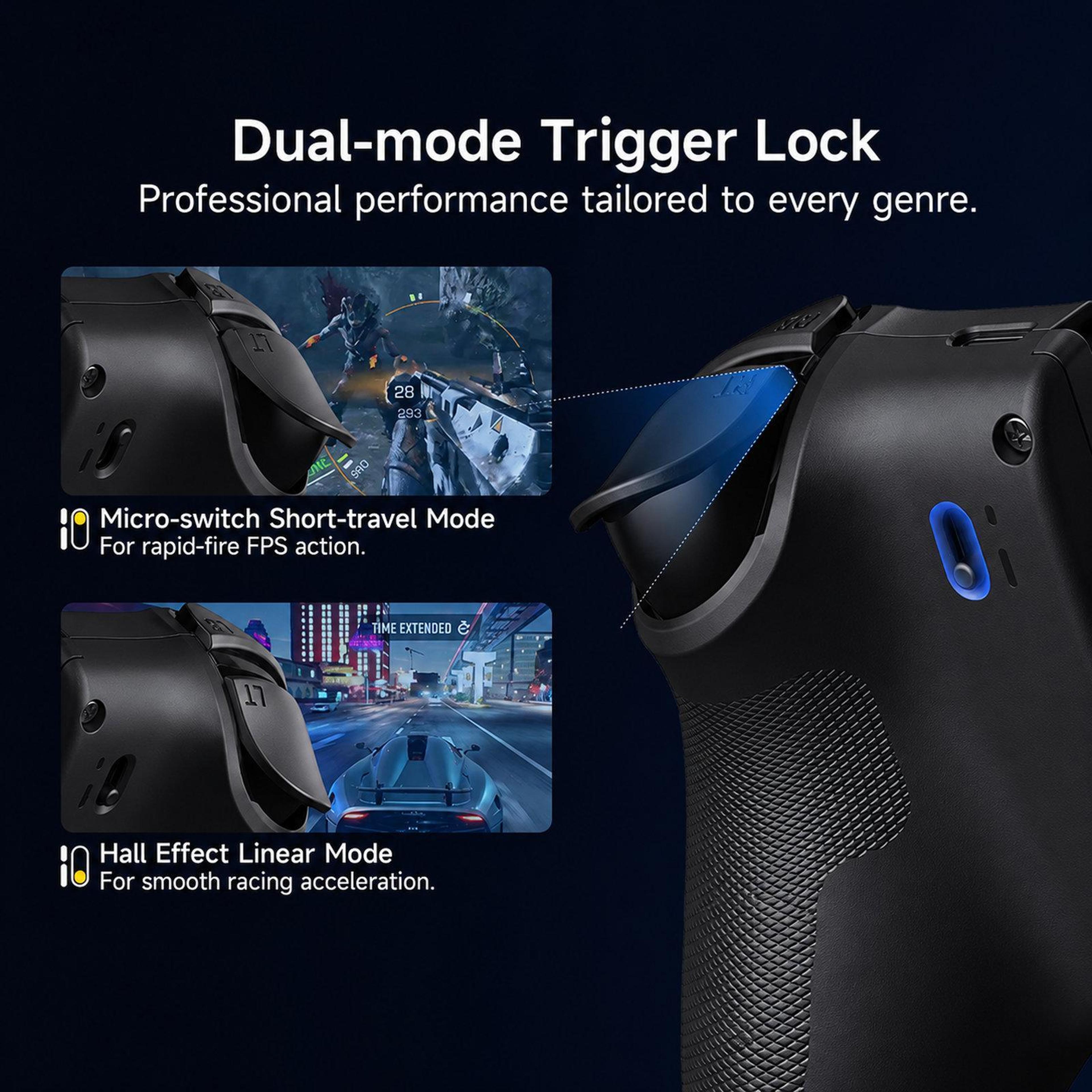 EasySMX M20 USBC Mobile Gaming Controller With Hall Effect Sticks And 1000Hz Polling 6