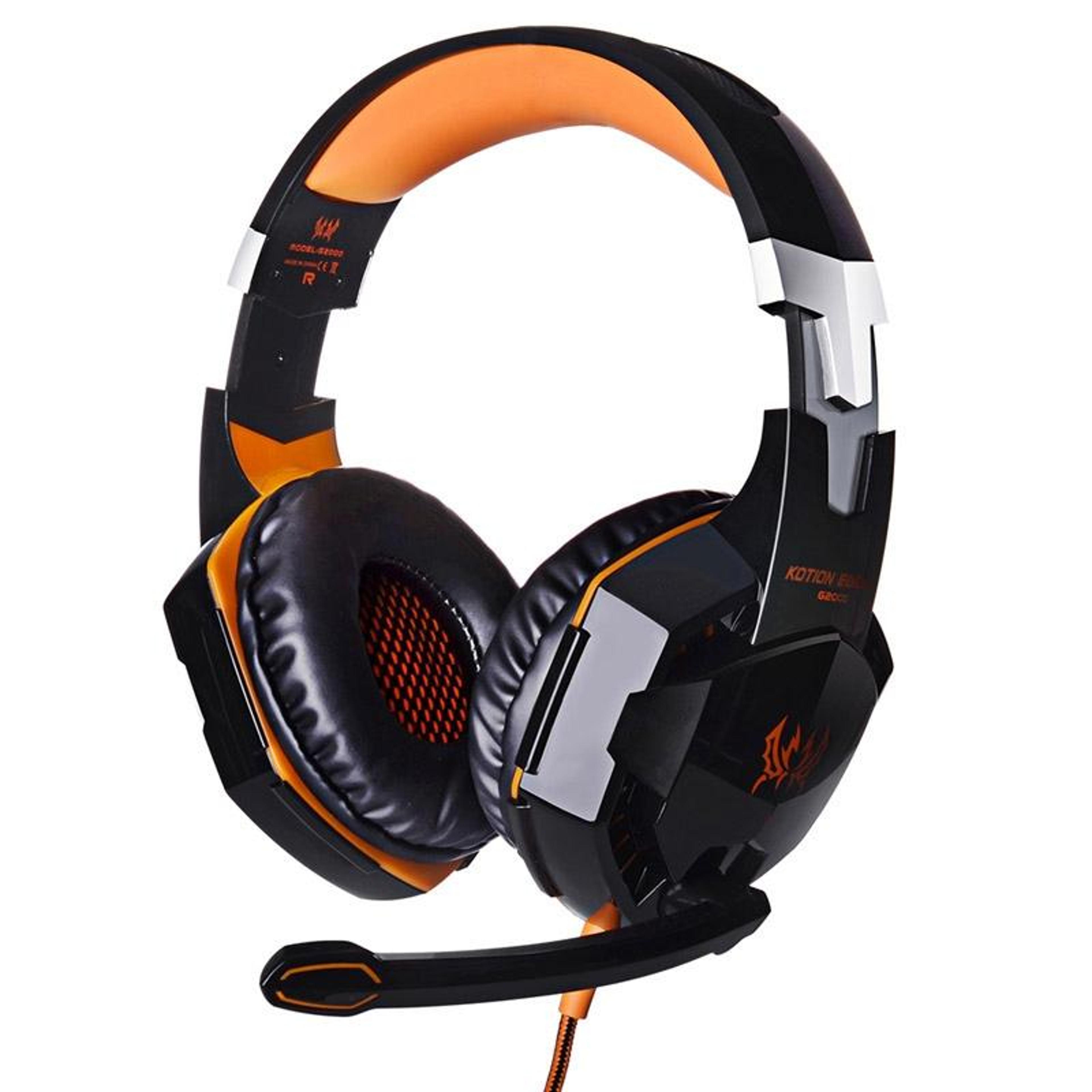 EACH G2000 Wired Gaming Headset With Microphone 50mm Drivers And LED Lights 1