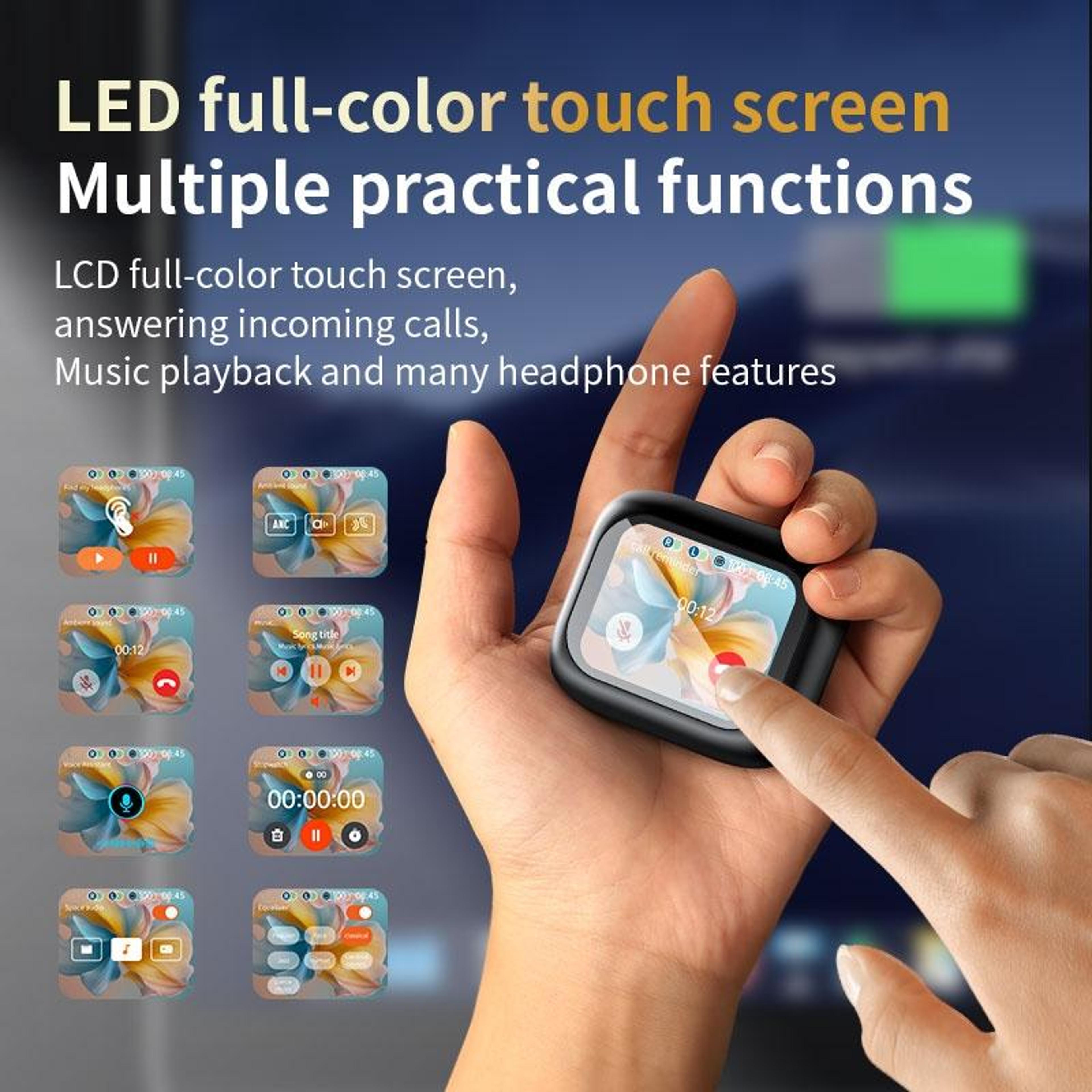 LX10 Touch Screen Noise Cancelling Wireless Bluetooth Earbuds With HiFi Sound 9
