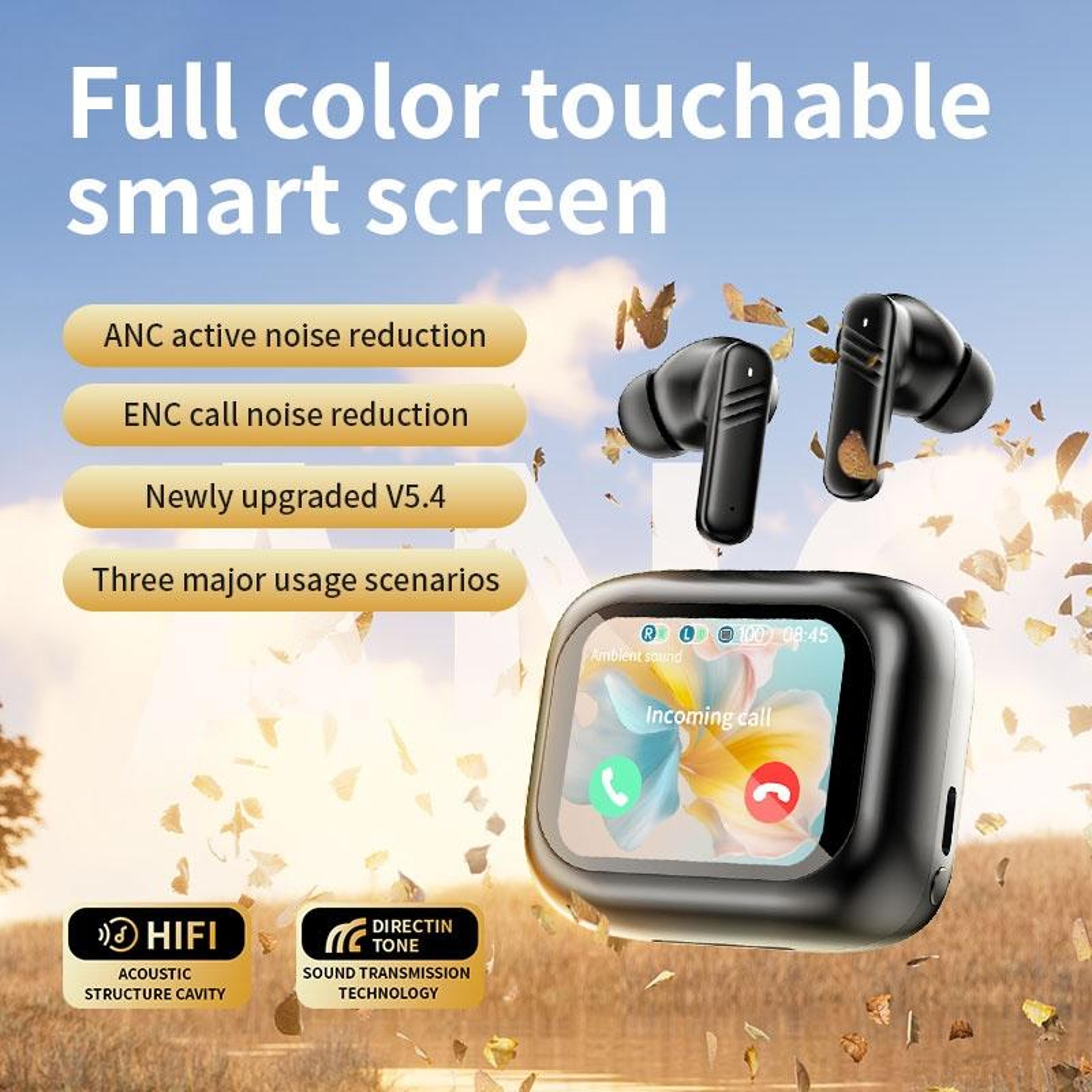 LX10 Touch Screen Noise Cancelling Wireless Bluetooth Earbuds With HiFi Sound 8
