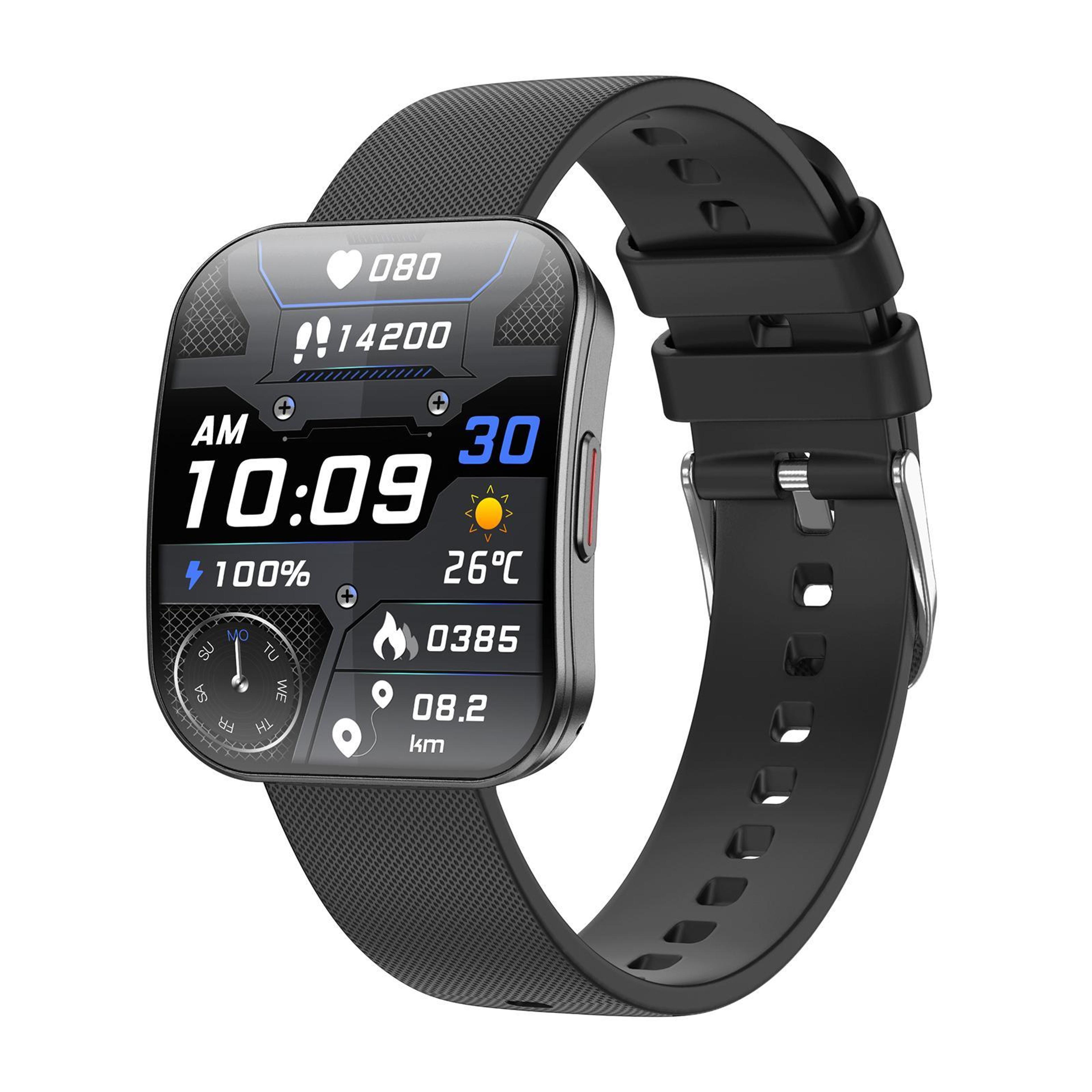 u17 1.85-inch amoled smartwatch with bluetooth calling and ip68 waterproof design