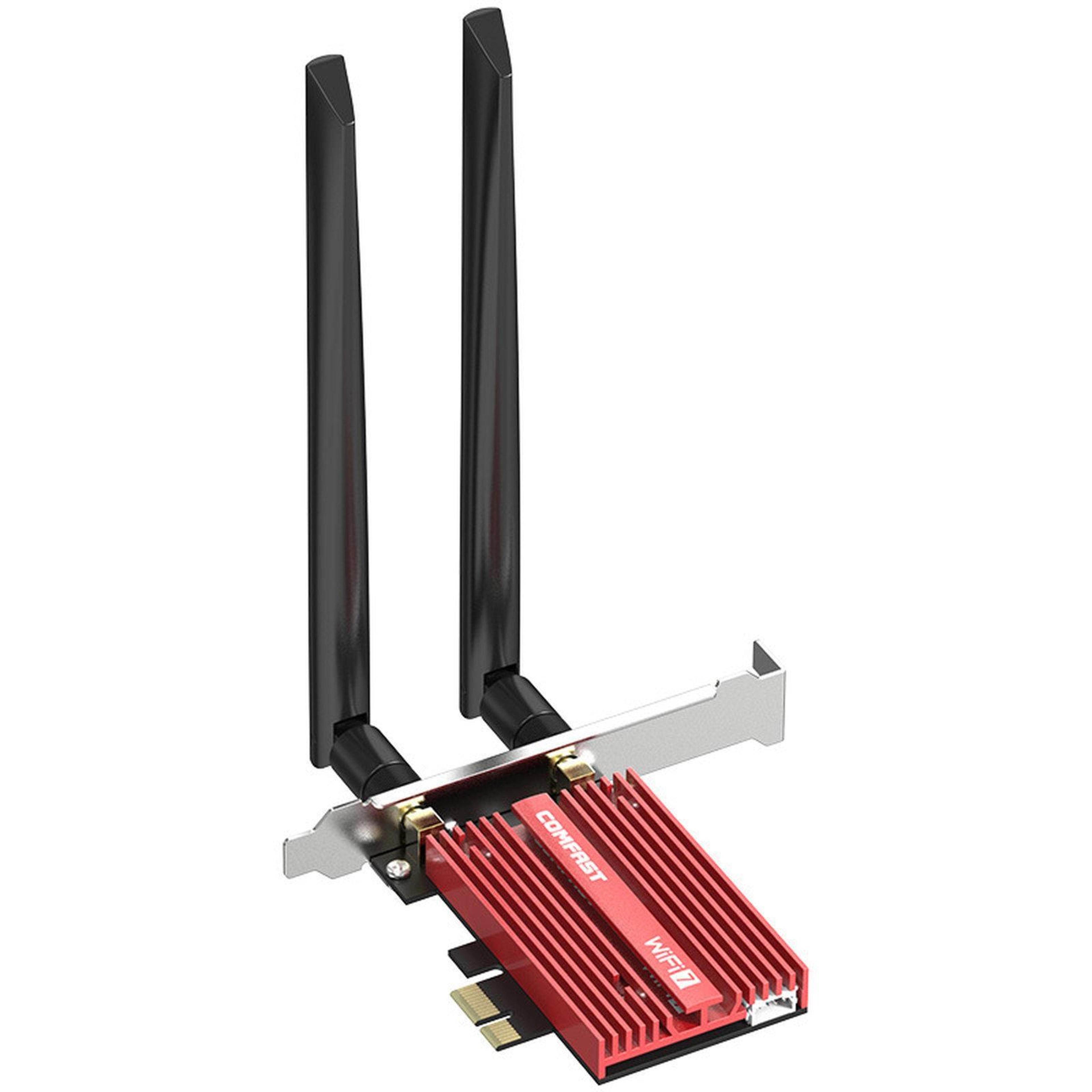 comfast cf-be930 pro be9300 wifi 7 pcie card with bluetooth 5.4 for ultra-fast tri-band desktop wifi