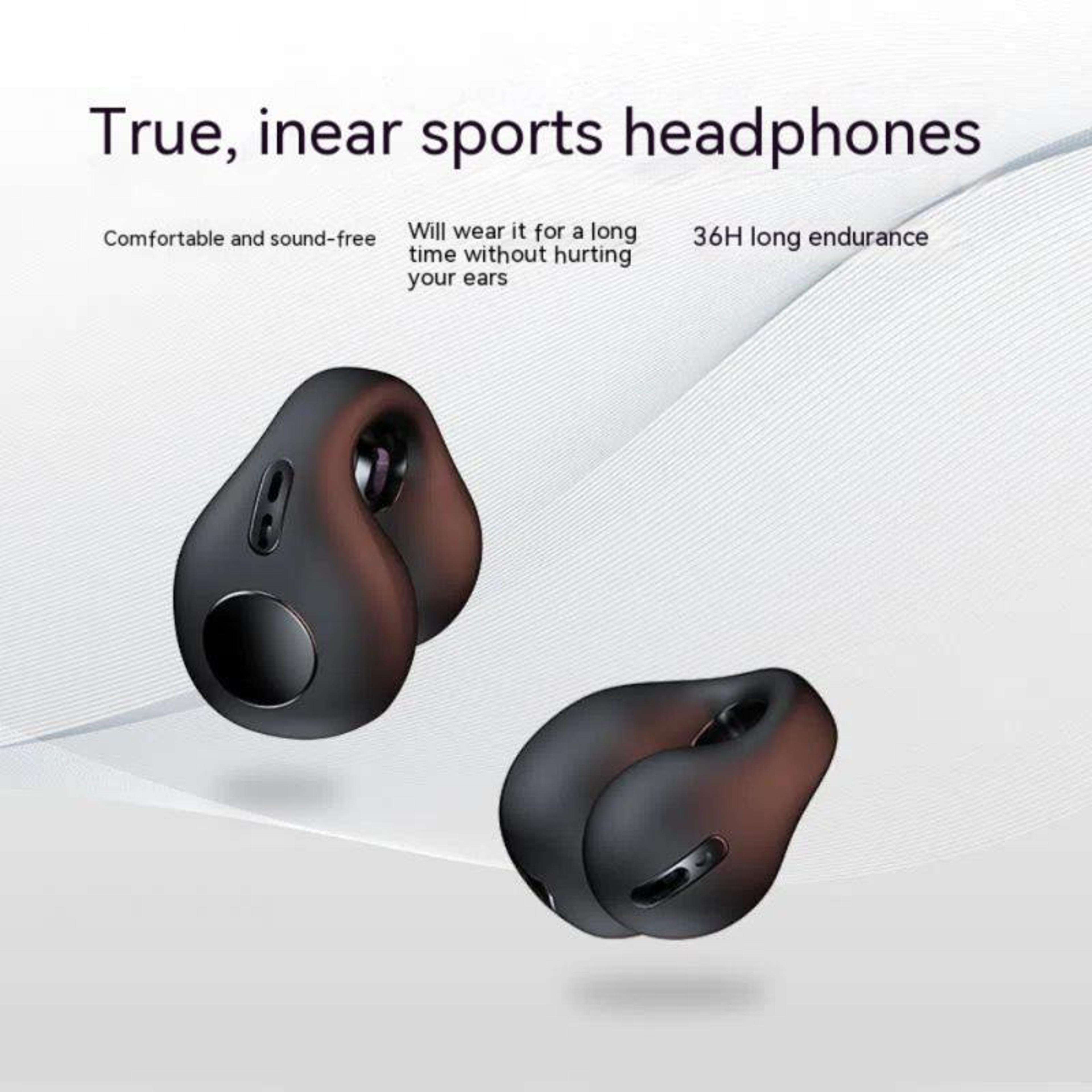 JX80 Open Ear Bone Conduction ClipOn Bluetooth 53 Earbuds With NoiseReduced Calls 5