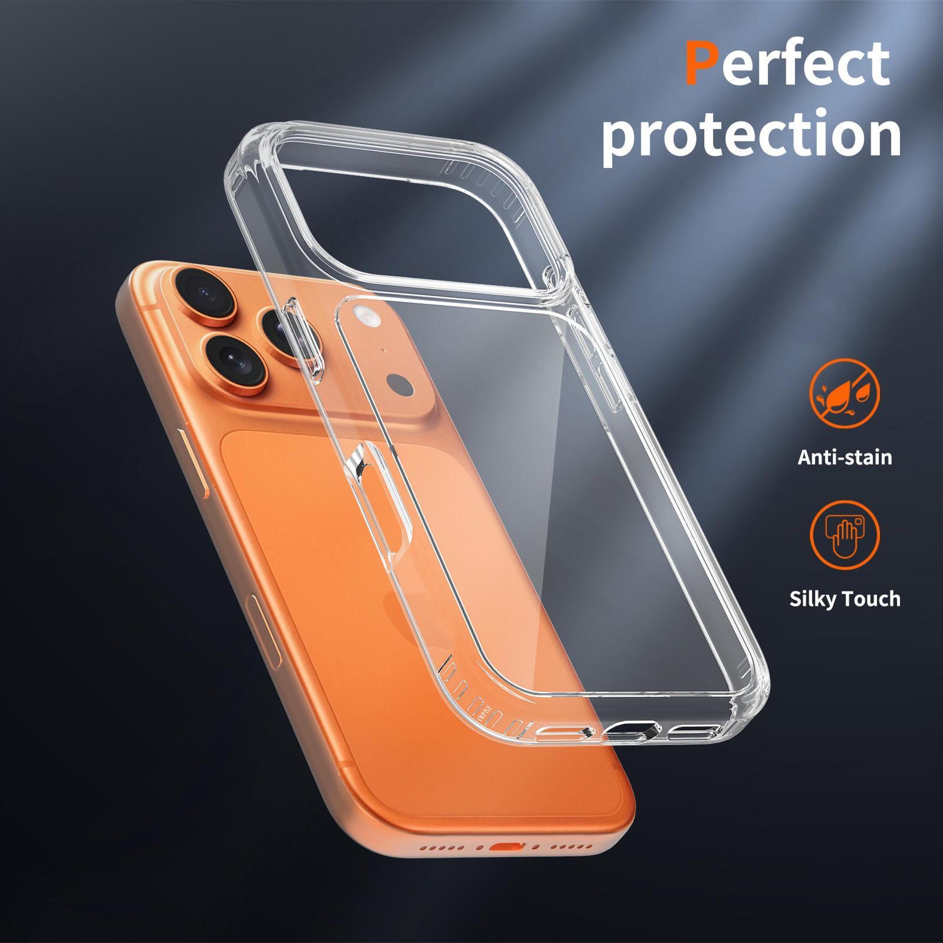 IPhone 18 Pro Clear 15mm Acrylic ScratchResistant Slim Phone Case 4