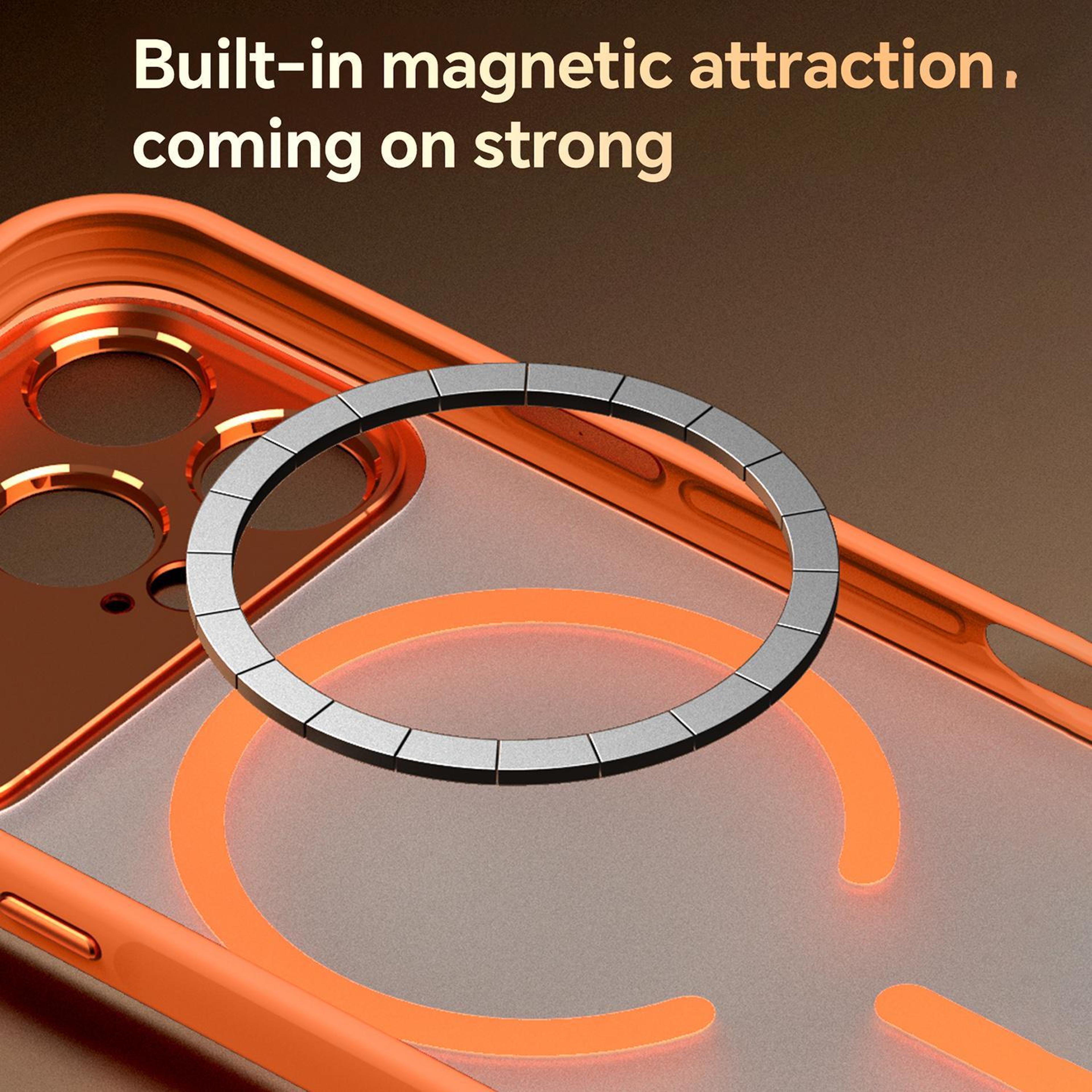 SULADA IPhone 18 Pro Case With MagSafe Magnetic Matte SemiTransparent Cover 4