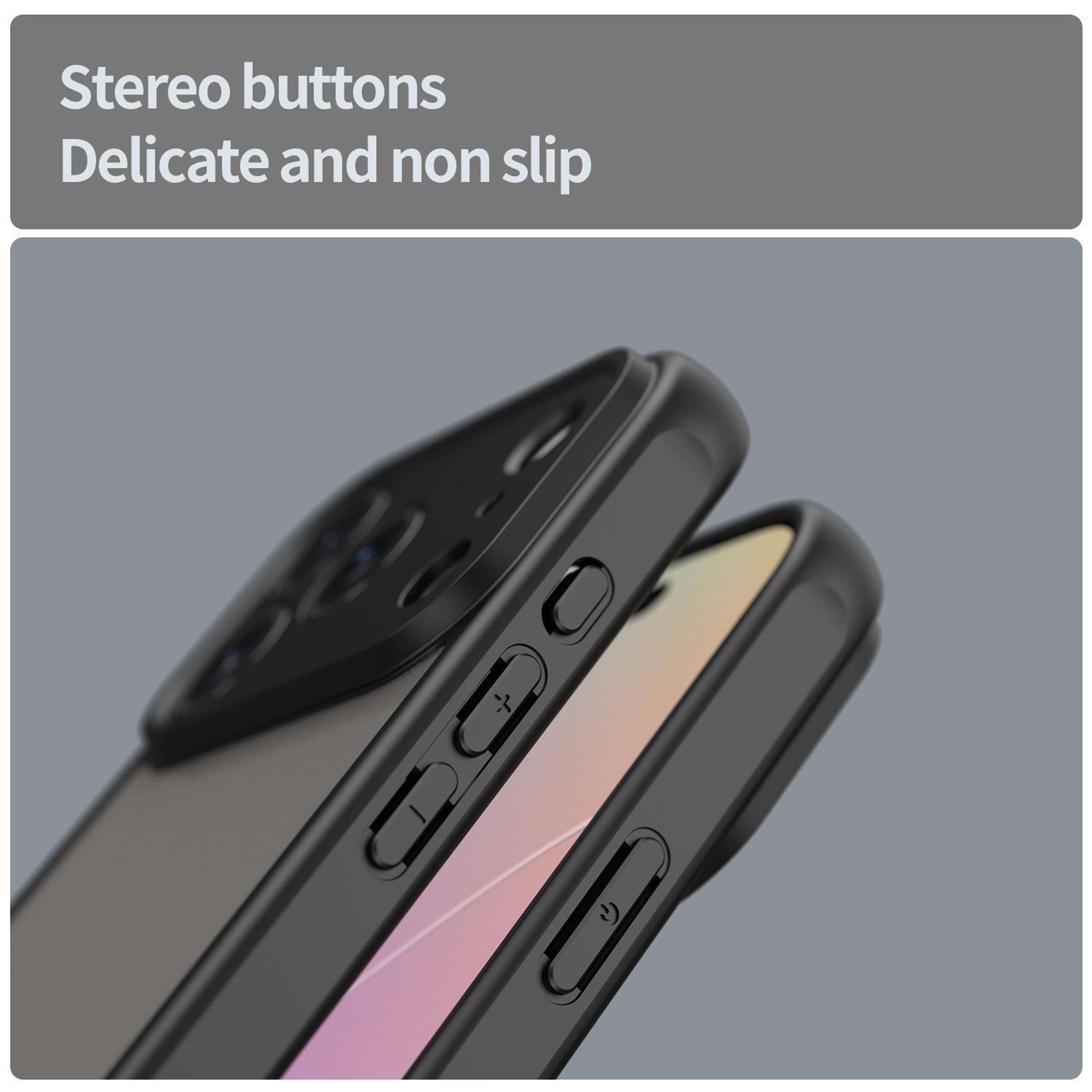 Fan Dun IPhone 18 Pro Case With Frosted TPU PC Hybrid Protection 5