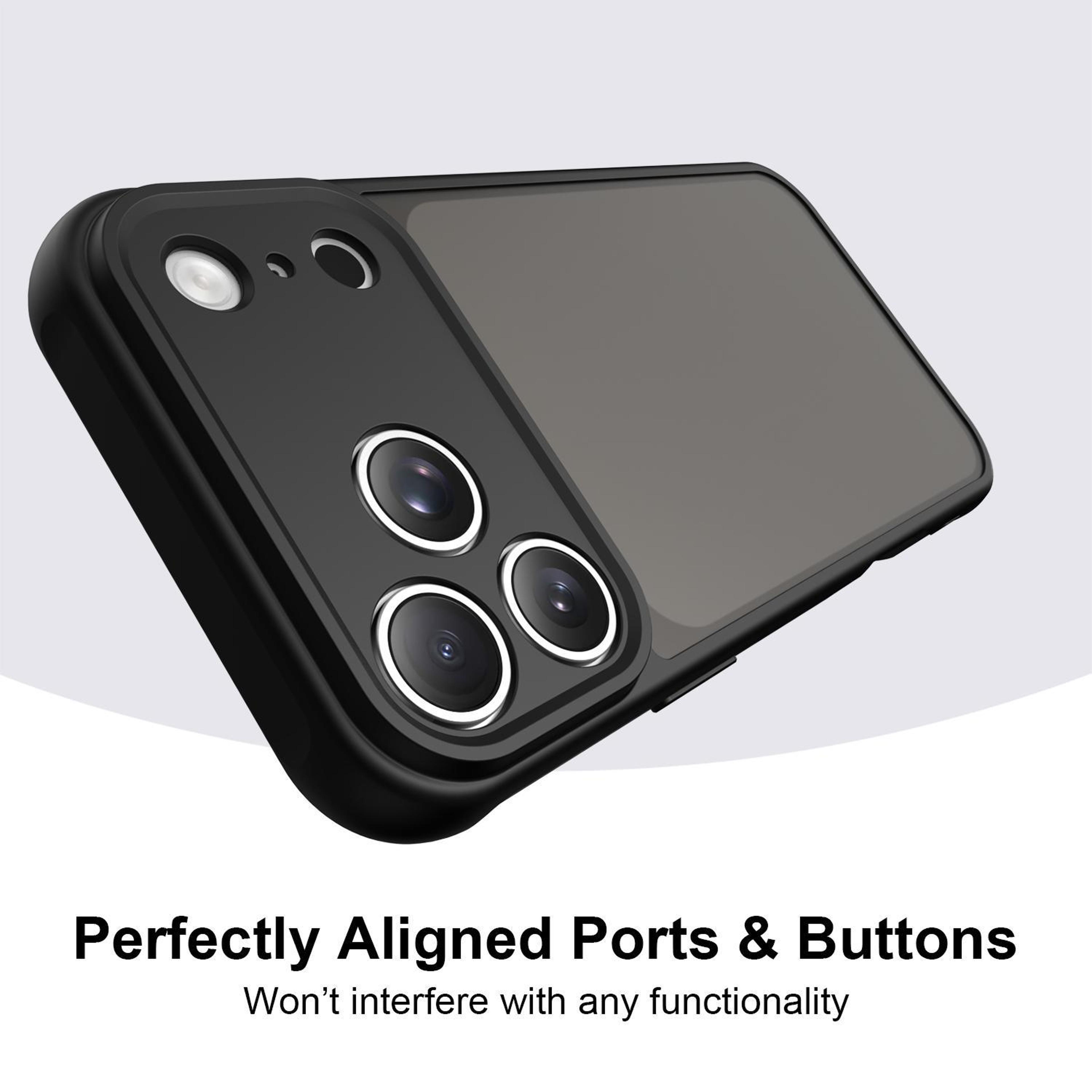 Fan Dun IPhone 18 Pro Max Case With Frosted TPU PC Hybrid Protection 4