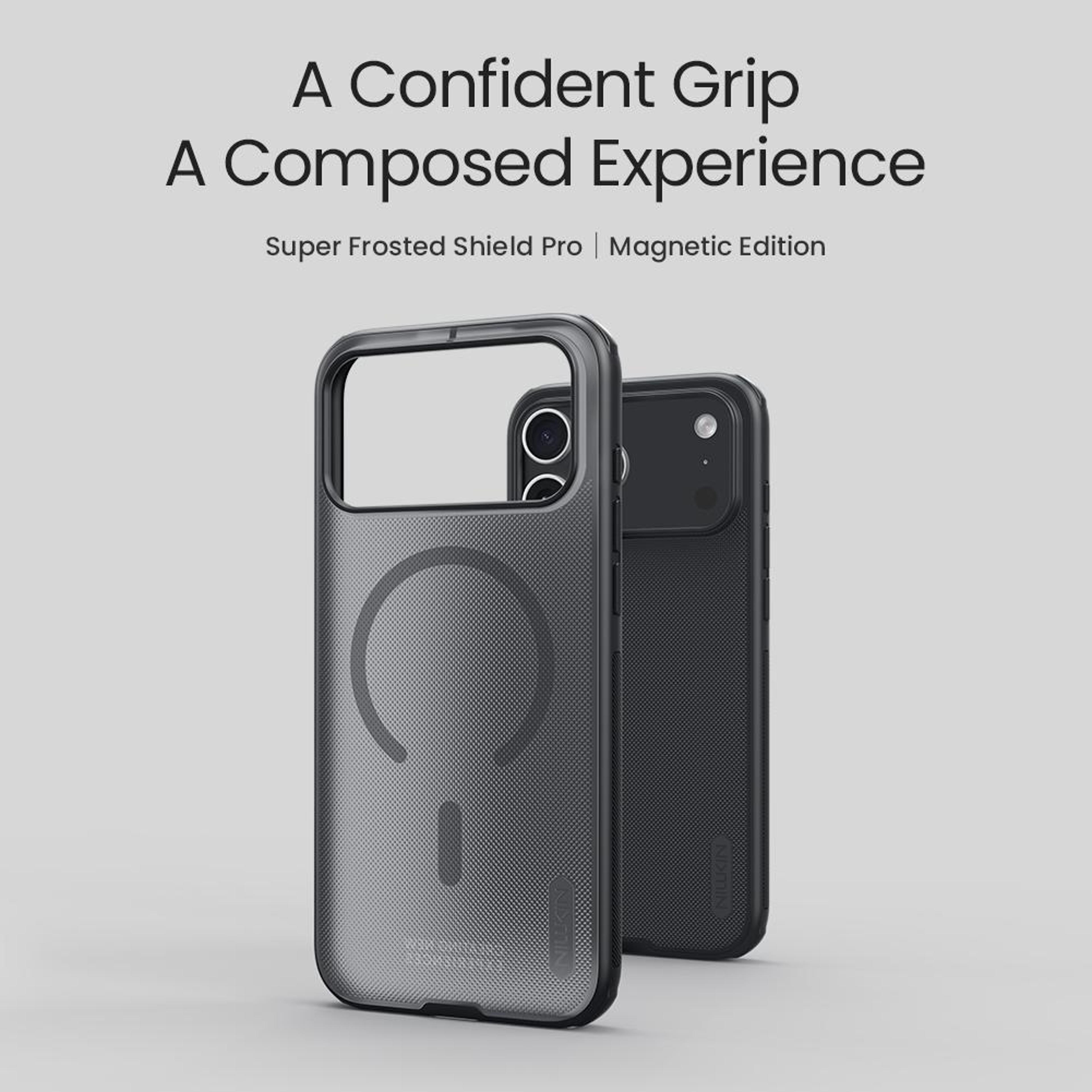 NILLKIN Frosted Shield Pro IPhone 18 Pro Max MagSafe Case With DualLayer Protection 4