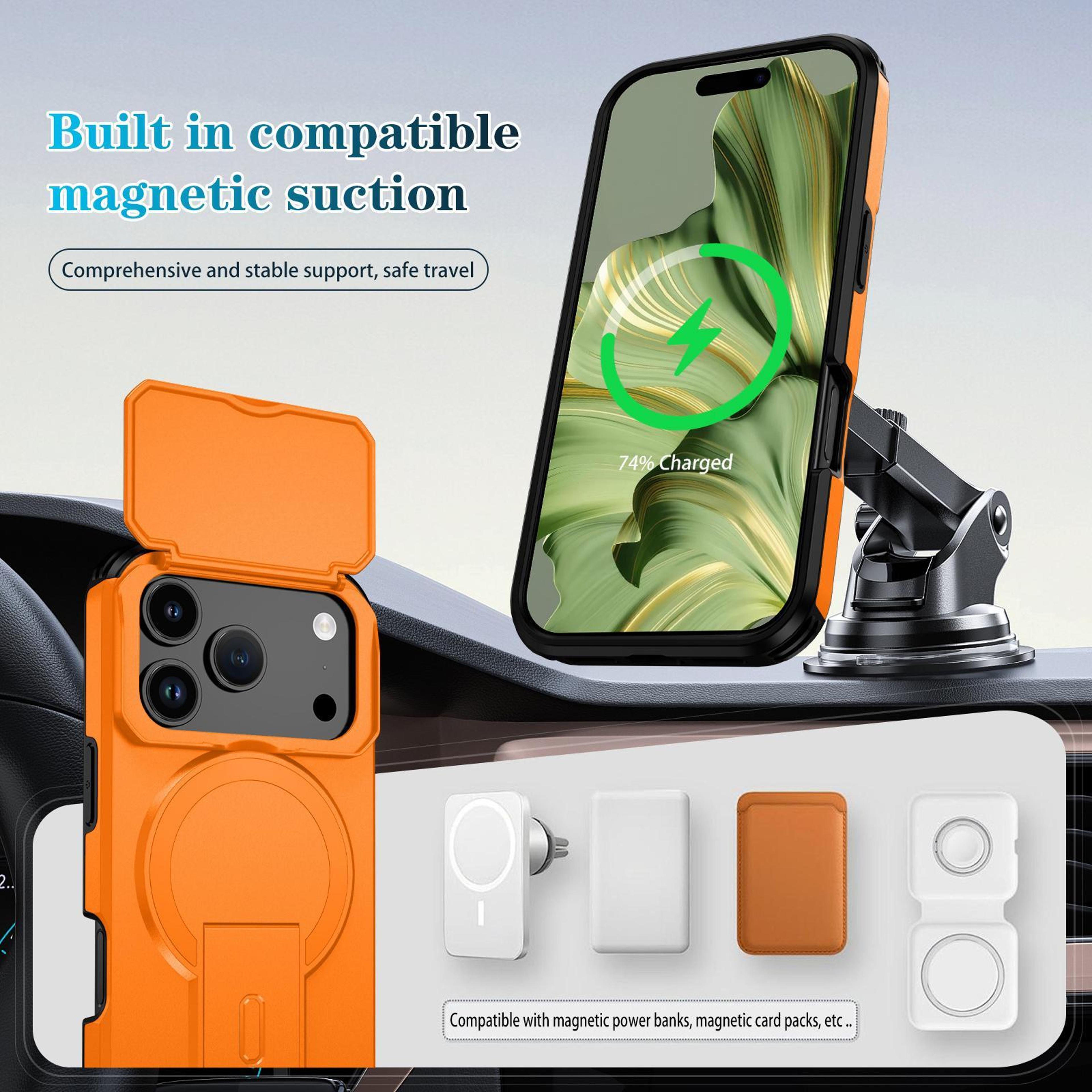 IPhone 18 Pro Max MagSafe Camshield Case With Sliding Camera Cover And Kickstand 6