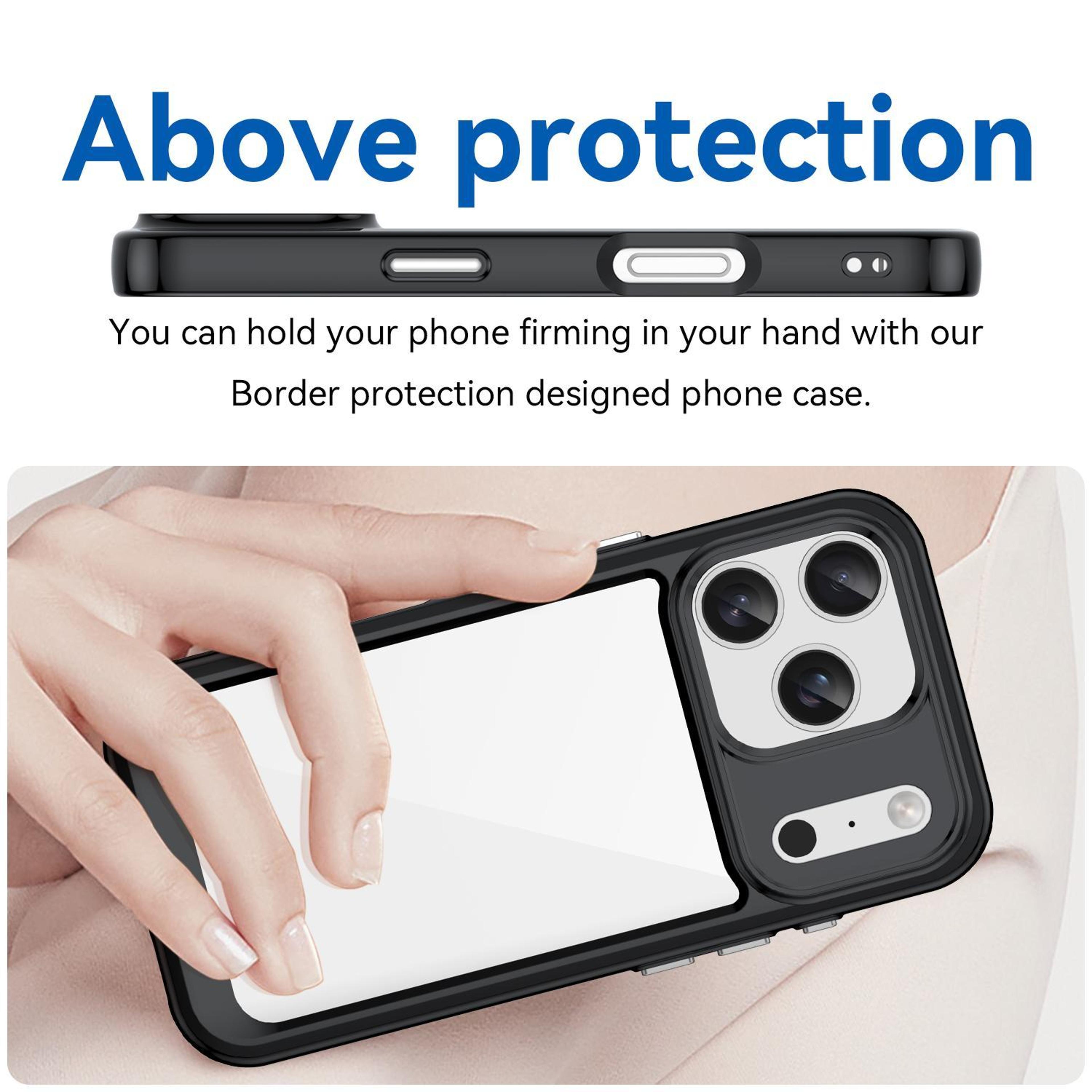 Colorful IPhone 18 Pro Acrylic TPU Slim Protective Case 3