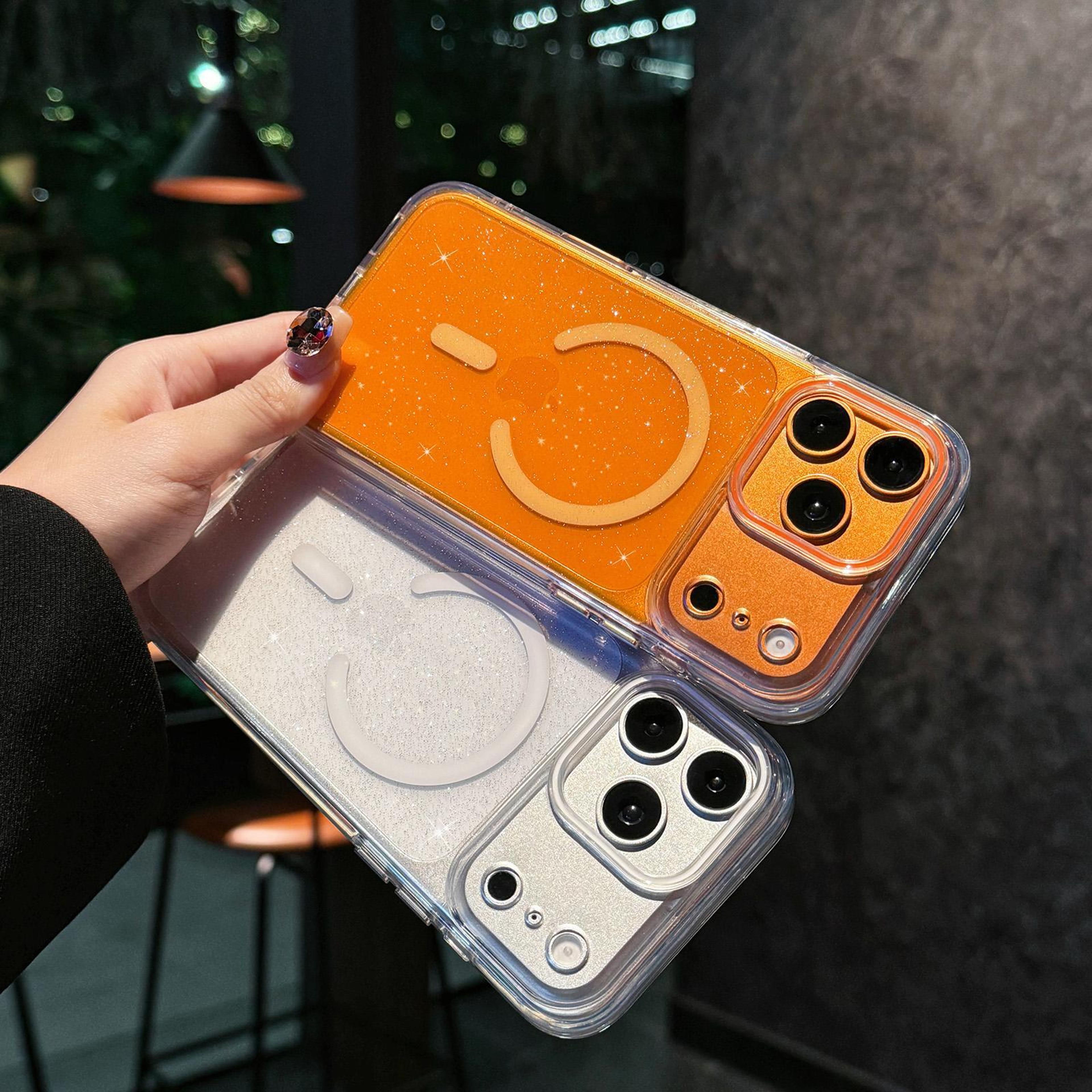 Crystal Shimmer Magnetic IPhone 18 Pro Case With Acrylic Protection 1