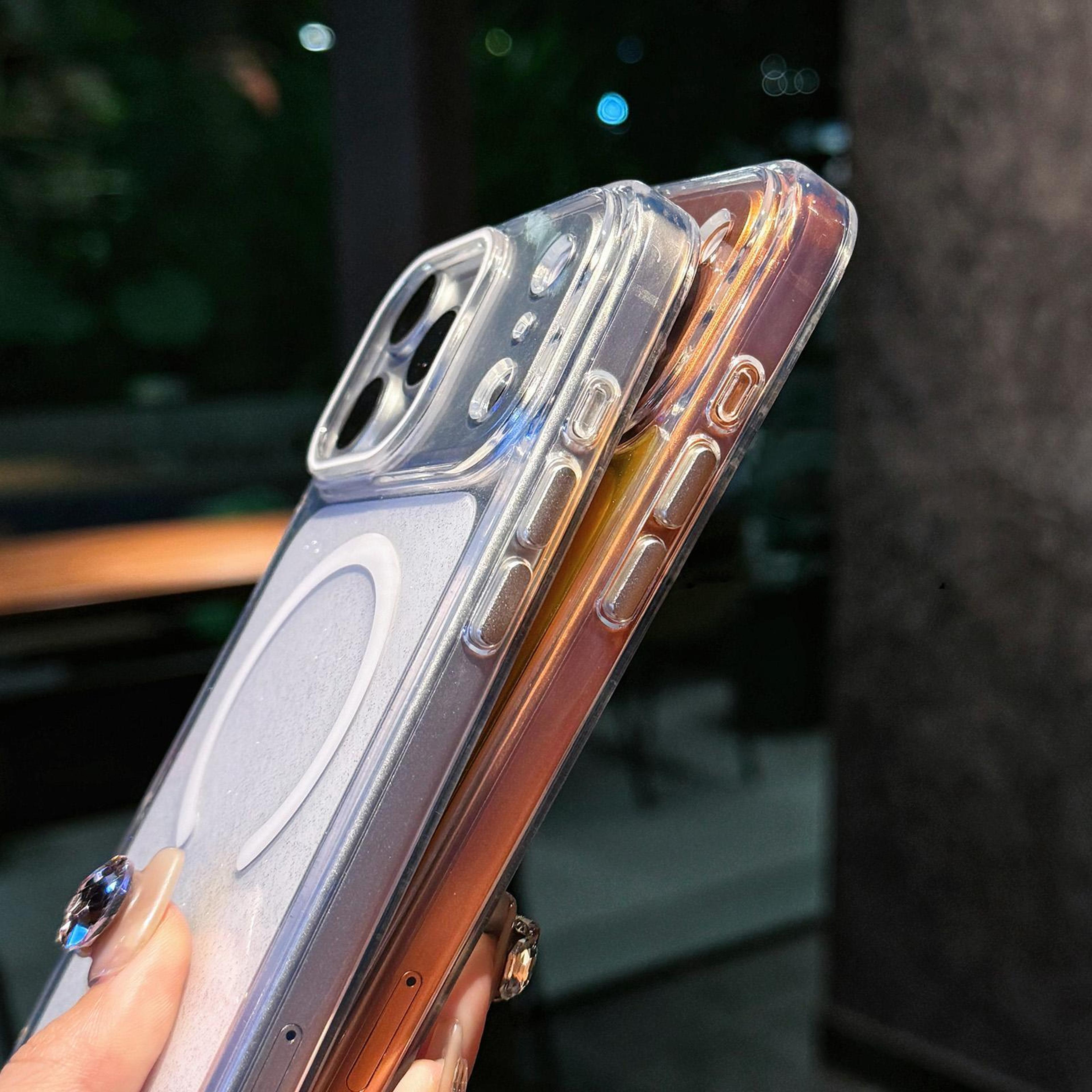 Crystal Shimmer Magnetic IPhone 18 Pro Case With Acrylic Protection 2
