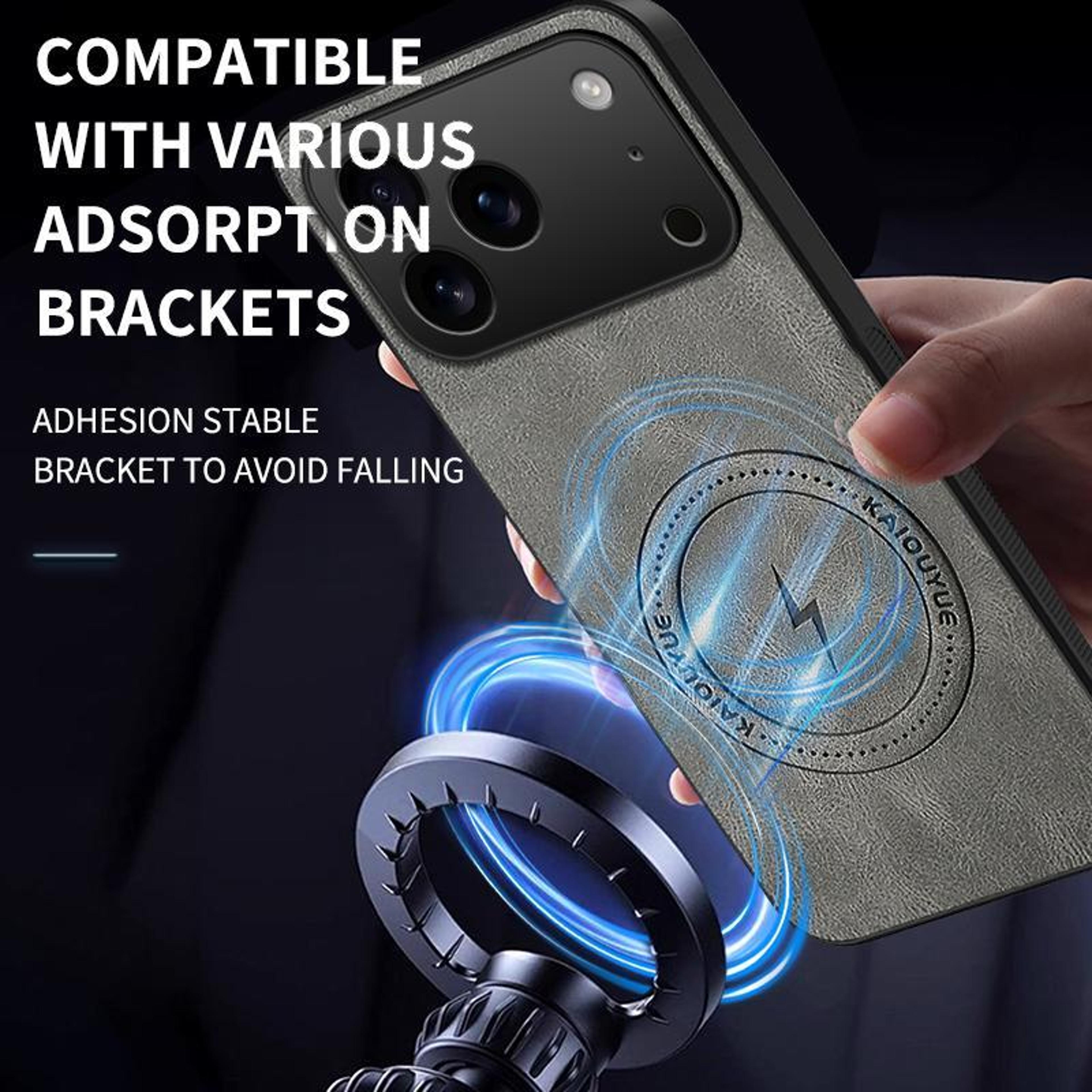 WANLONFENG IPhone 18 Pro Max Case With Nappa Texture Magnetic Phone Case With Slim Protective Desig 5