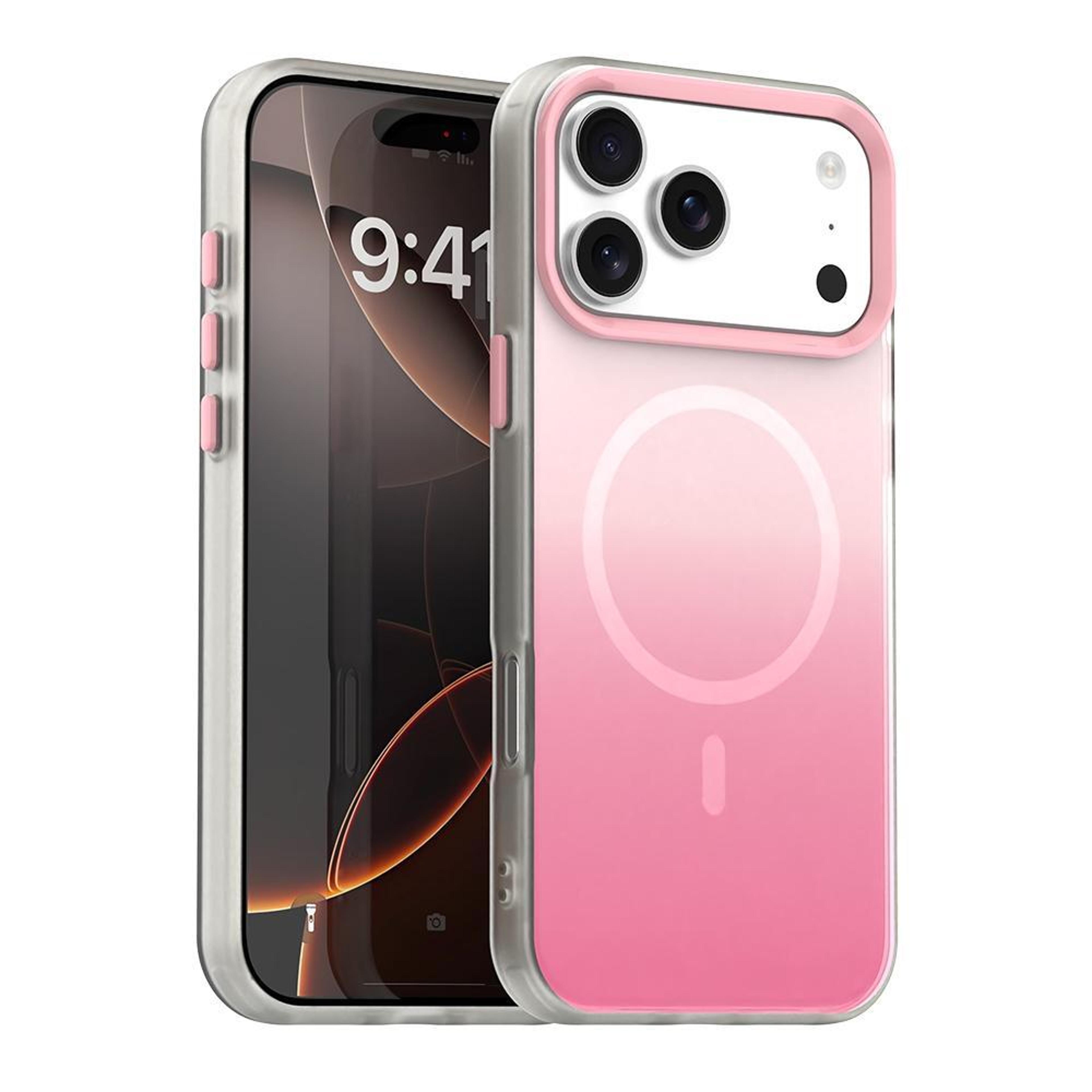 IPhone 18 Pro Max Magnetic Gradient Hybrid Protective Case 0