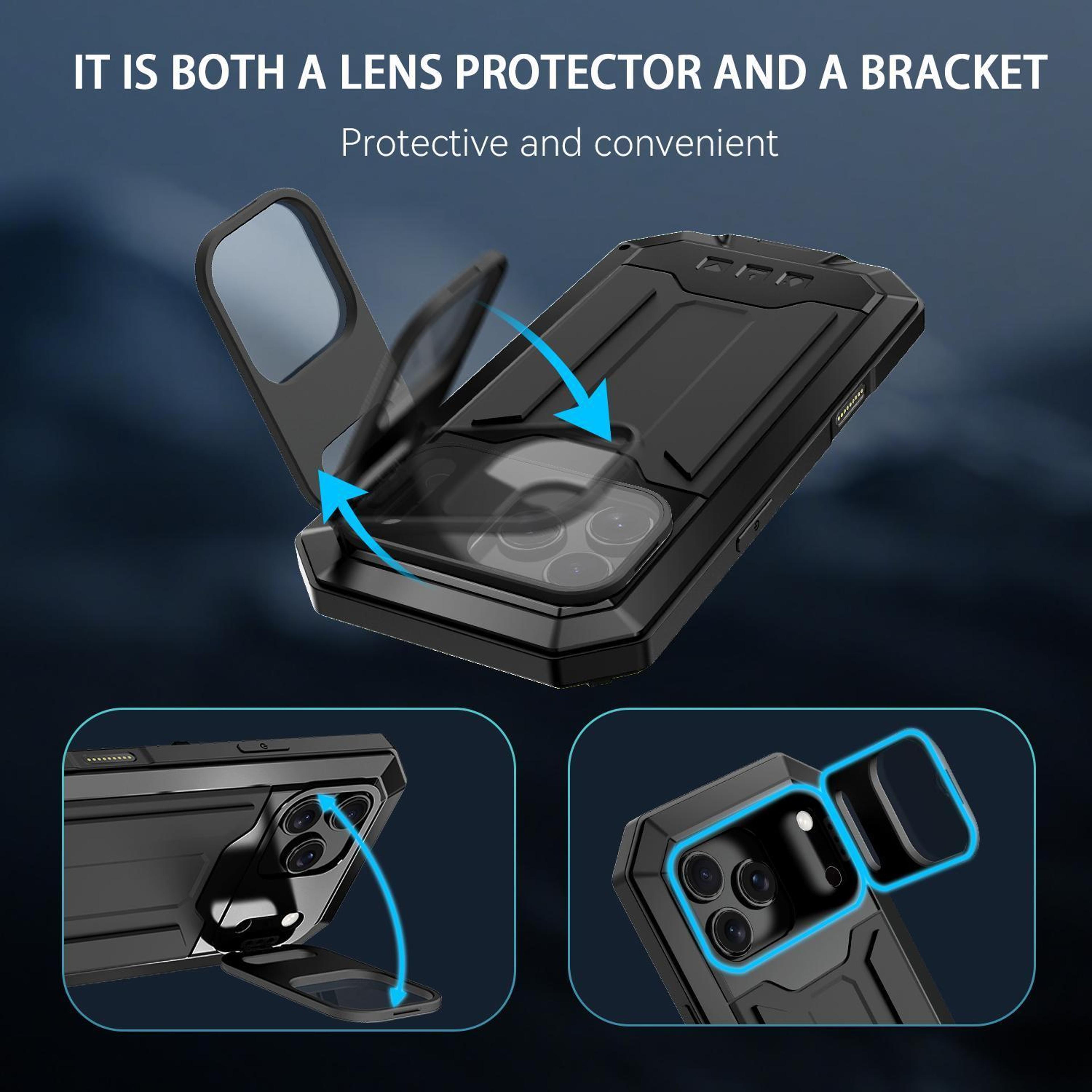 RJUST Rugged IPhone 18 Pro Max Case With Sliding Camera Protection And IP54 Splash Resistance 4