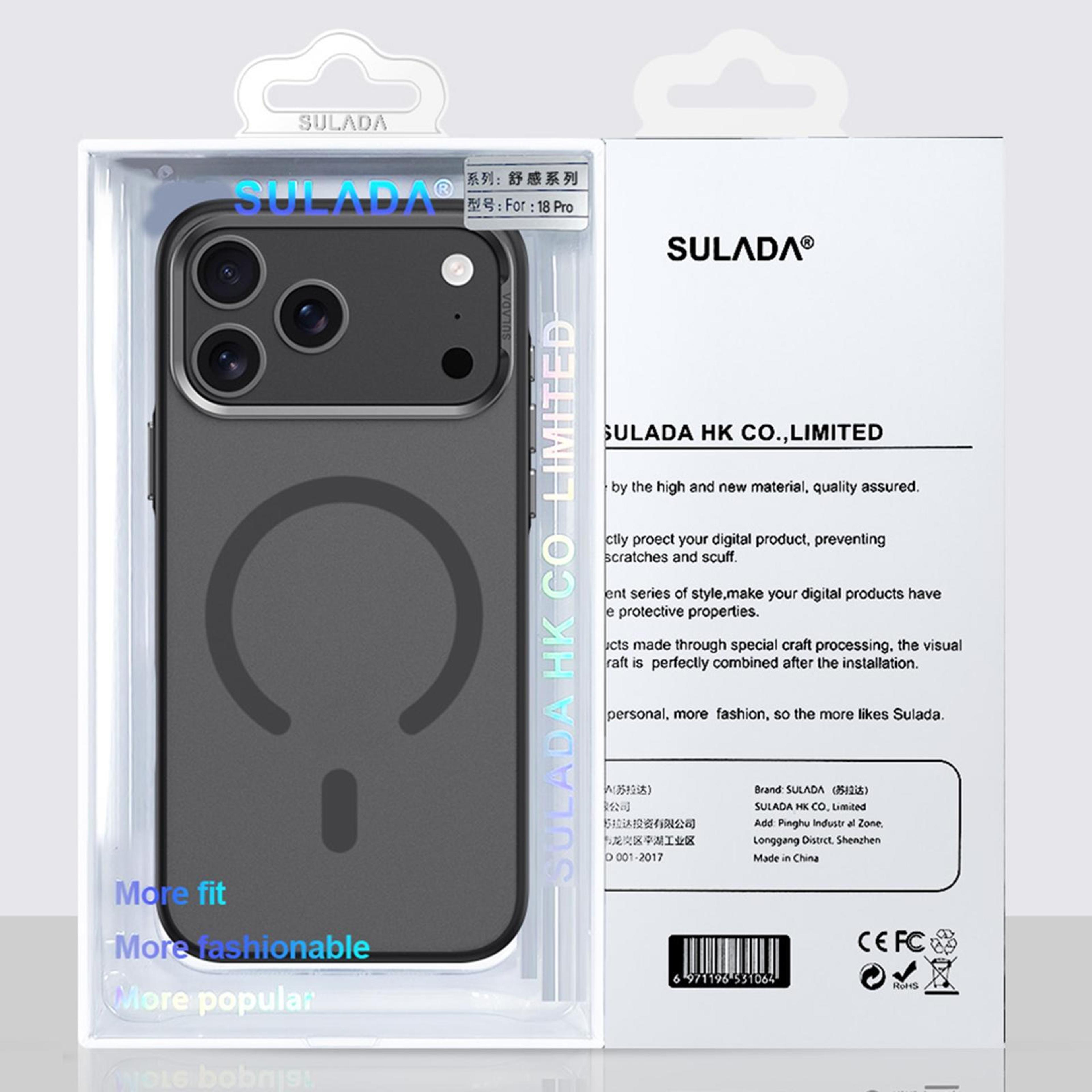 SULADA IPhone 18 Pro MagSafe Case With Hybrid PC Back And TPU Bumper 7