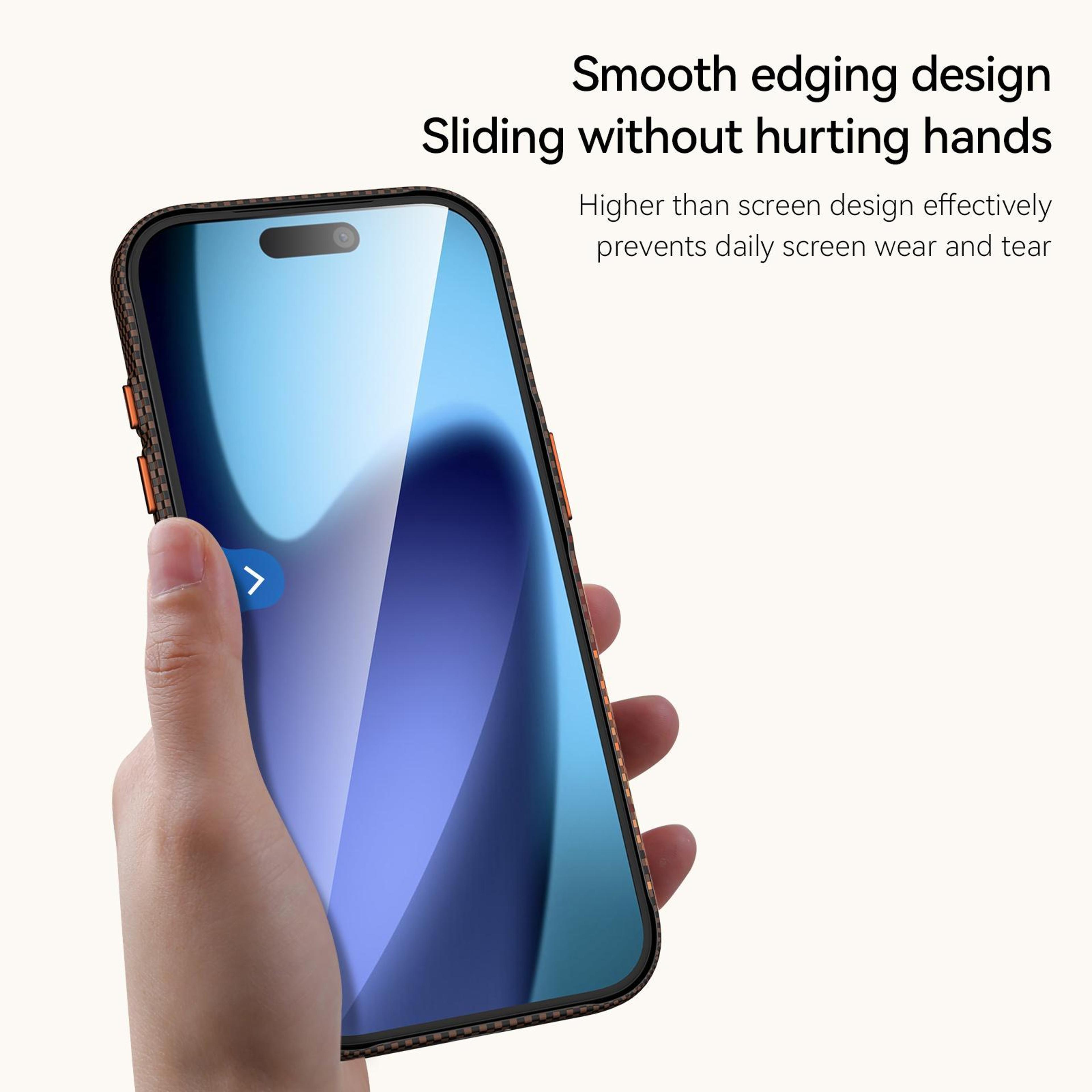 SULADA IPhone 18 Pro Case With Kevlar Woven Leather And Magnetic Charging Case Design 6
