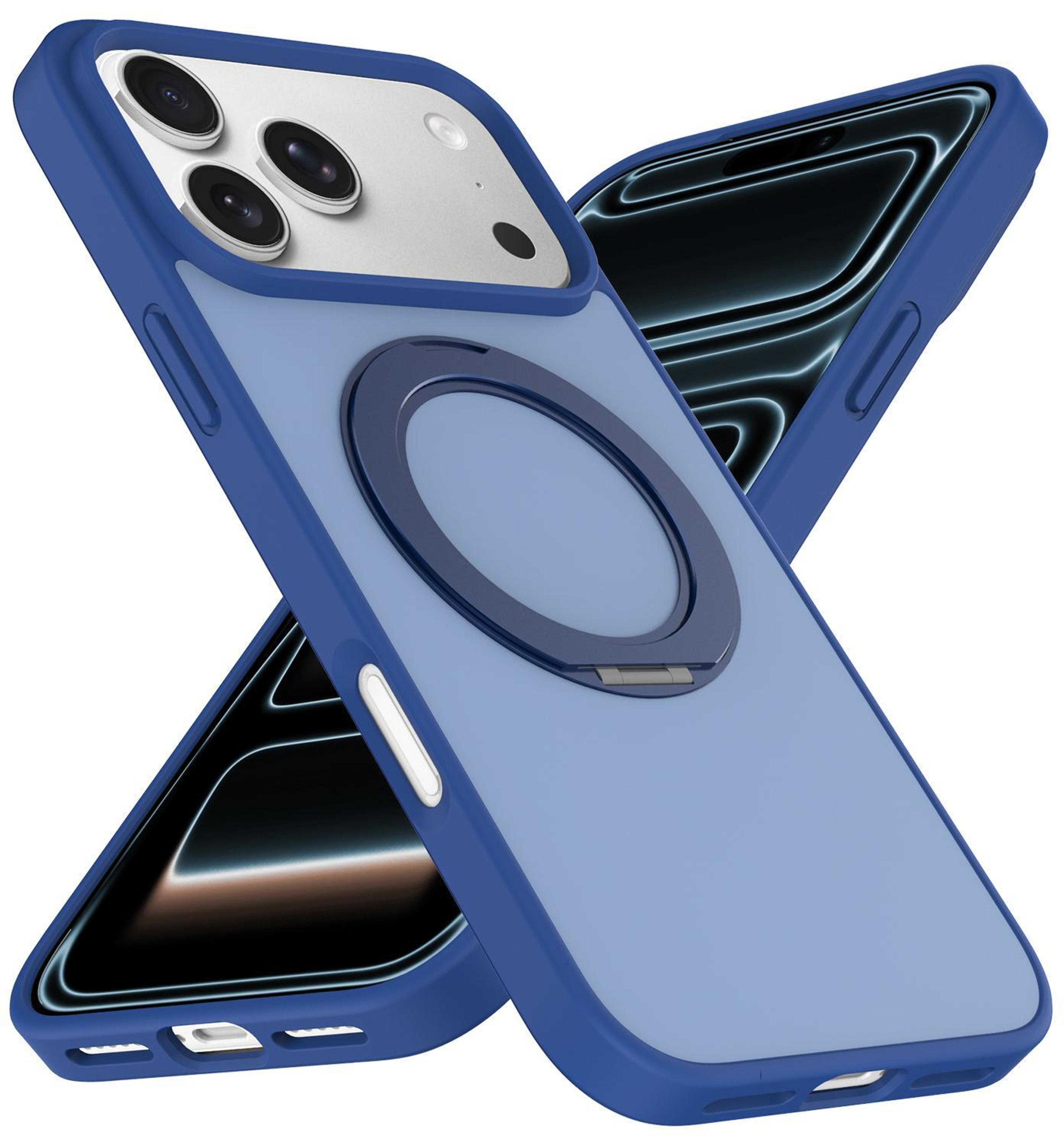 For IPhone 18 Pro Magnetic Case With 360 Rotating Kickstand And SoftTouch Protection 1