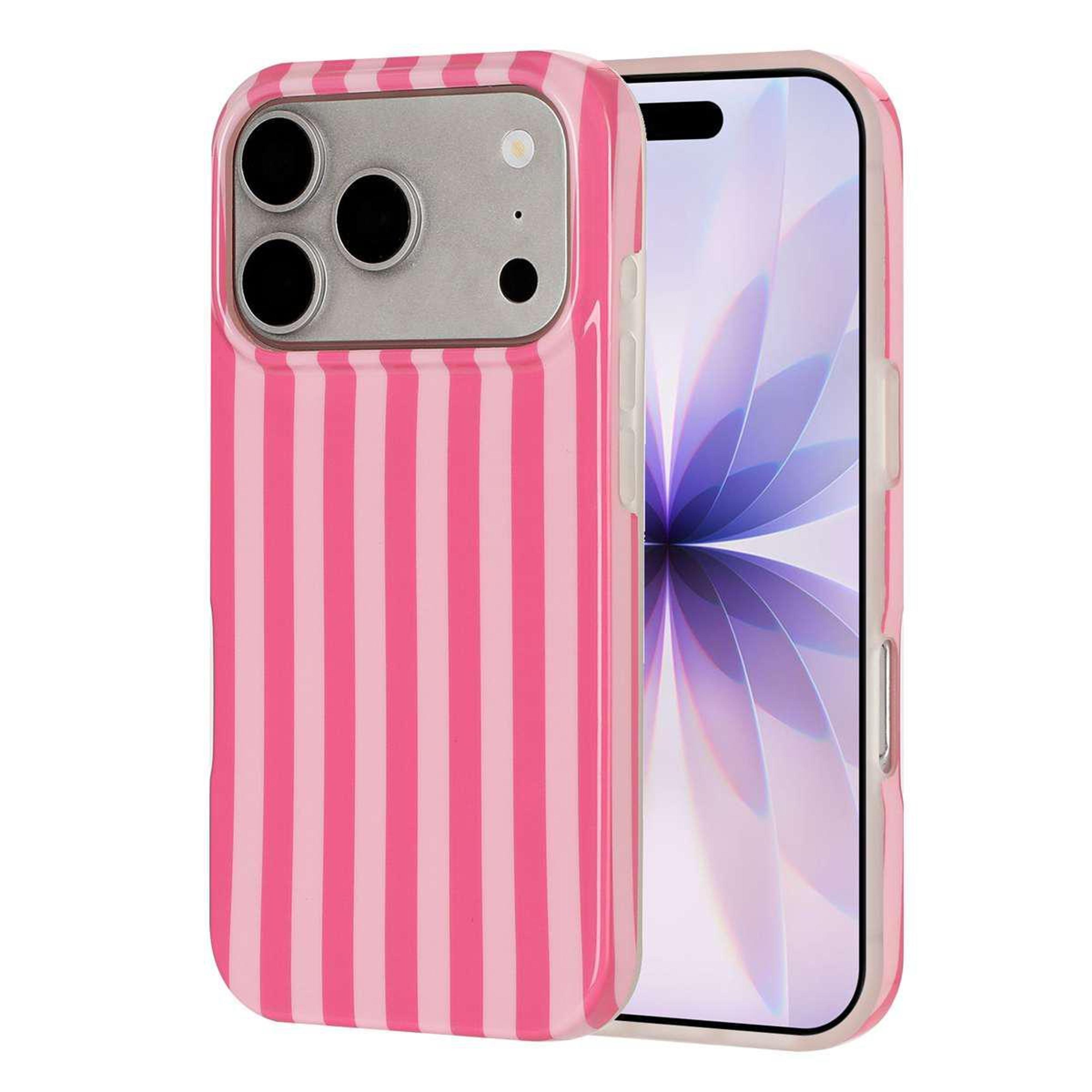 IPhone 18 Pro Vertical Stripe Full Coverage TPU Protective Case 0