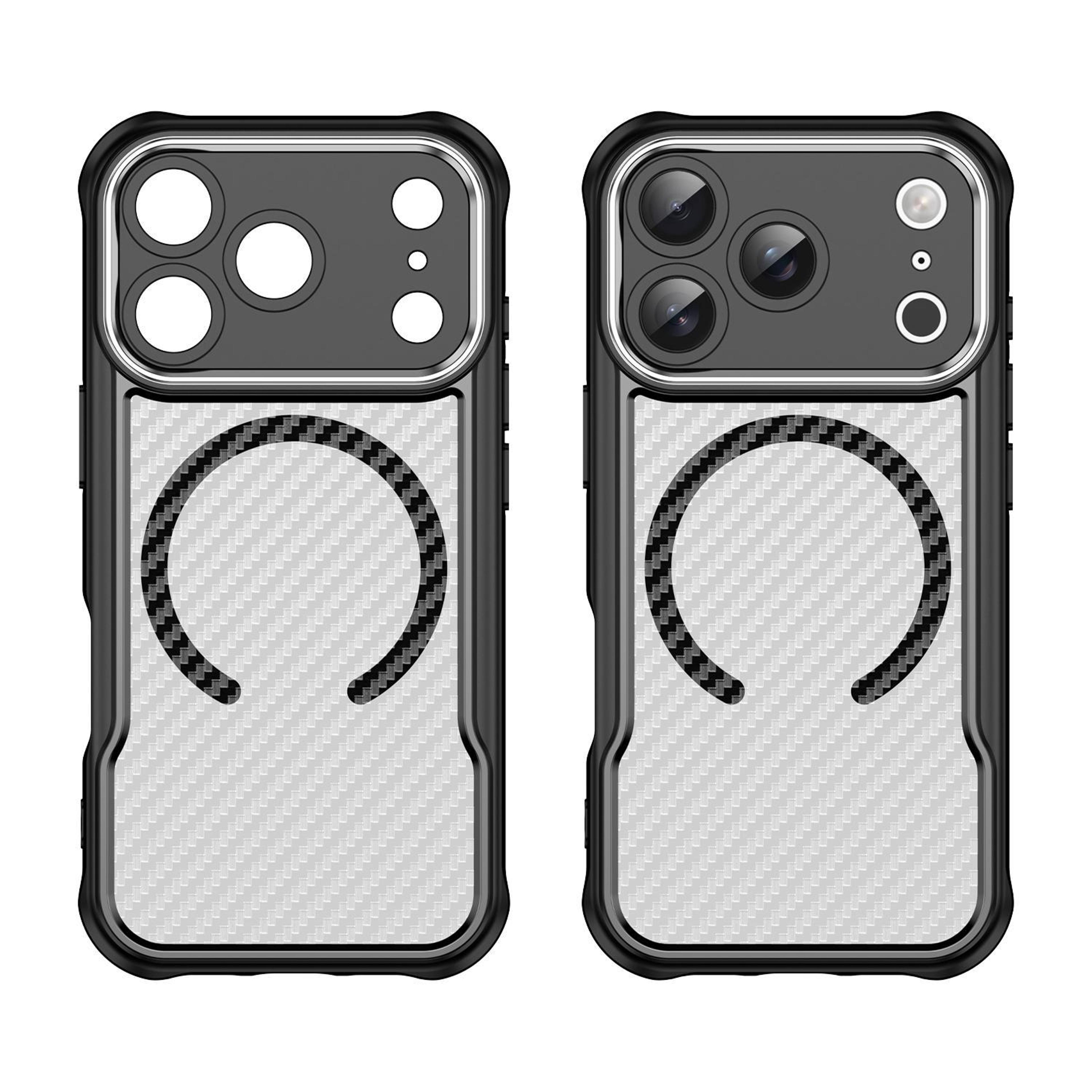 Carbon Fiber IPhone 18 Pro Case With MagSafe Case Charging And Translucent AntiFingerprint Back 6