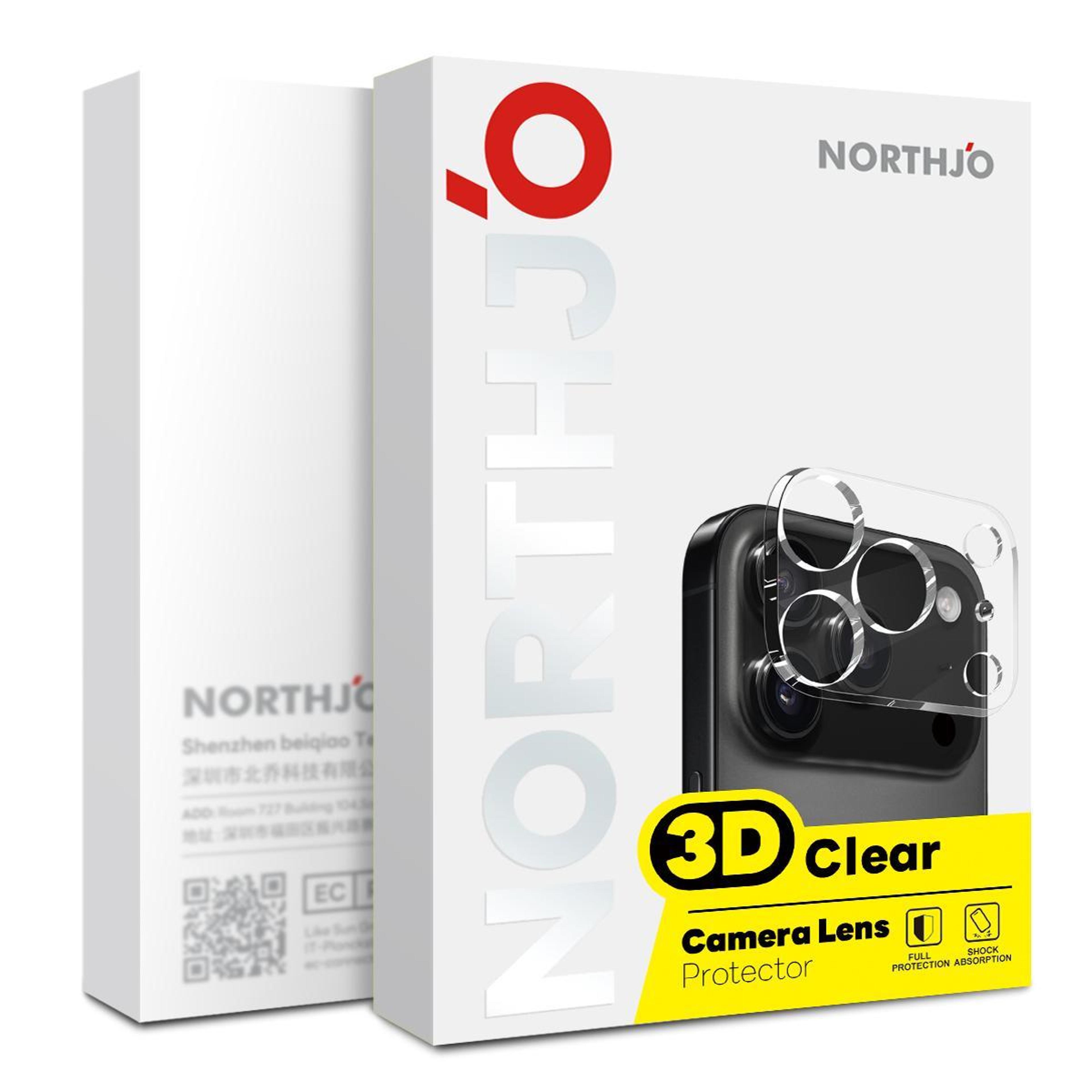 NORTHJO IPhone Camera Lens Protector 9H Tempered Glass HD Clear CaseFriendly Cover 4