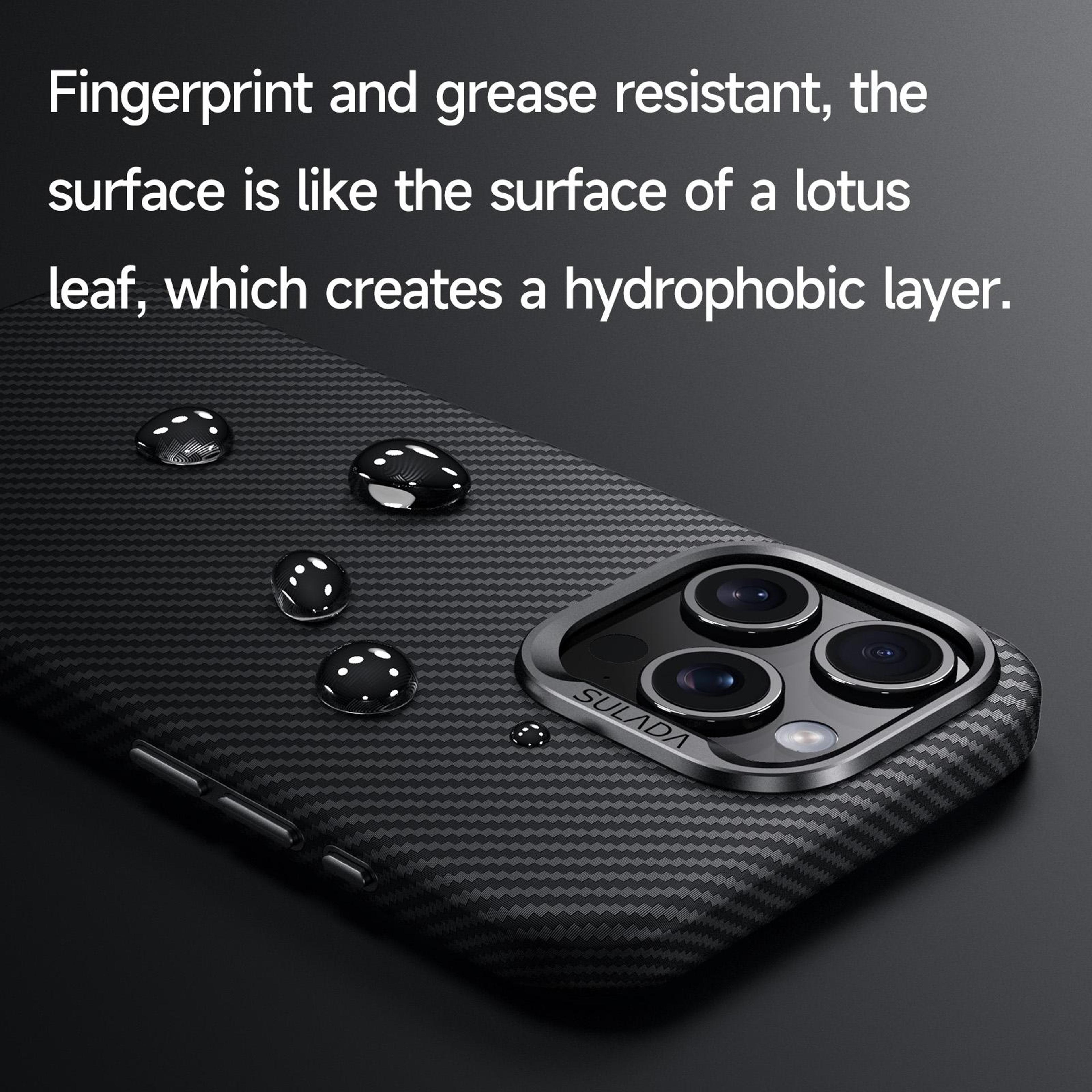 SULADA 600D Kevlar Texture IPhone 18 Pro Max Case With Magnetic Charging And Shockproof Protection 3