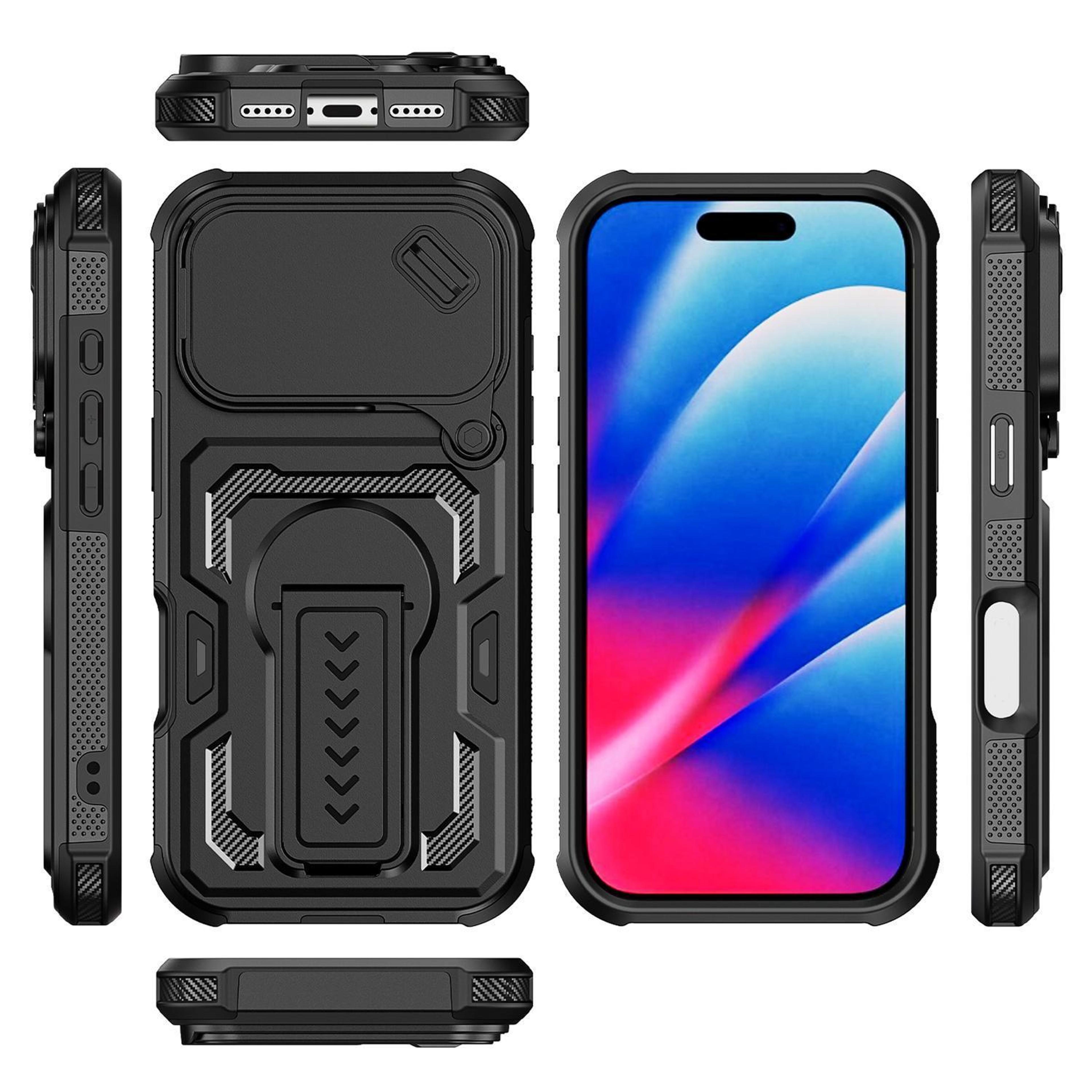 IPhone 18 Pro Max Case With Sliding Camera Cover And Hidden Kickstand 1
