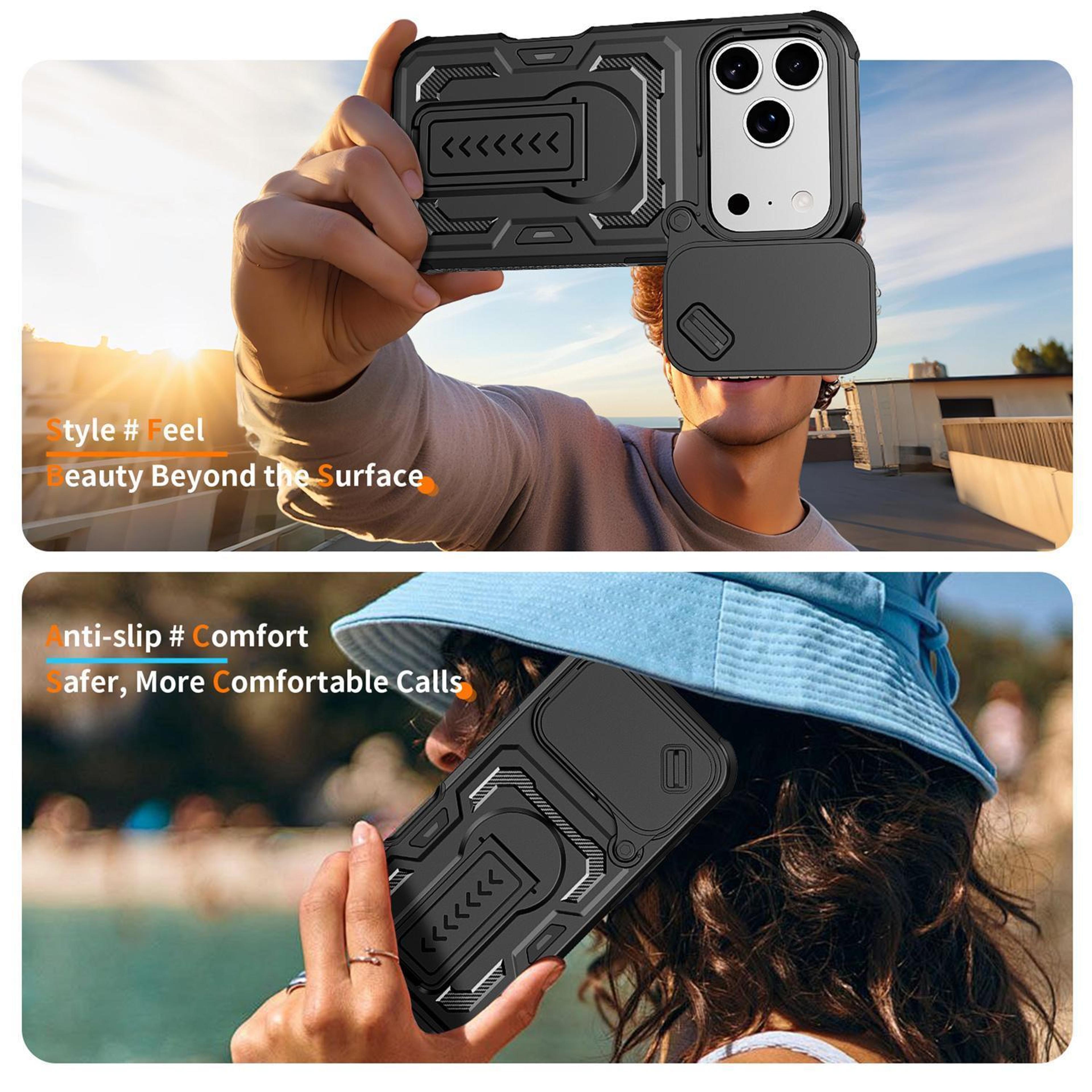 IPhone 18 Pro Max Case With Sliding Camera Cover And Hidden Kickstand 5