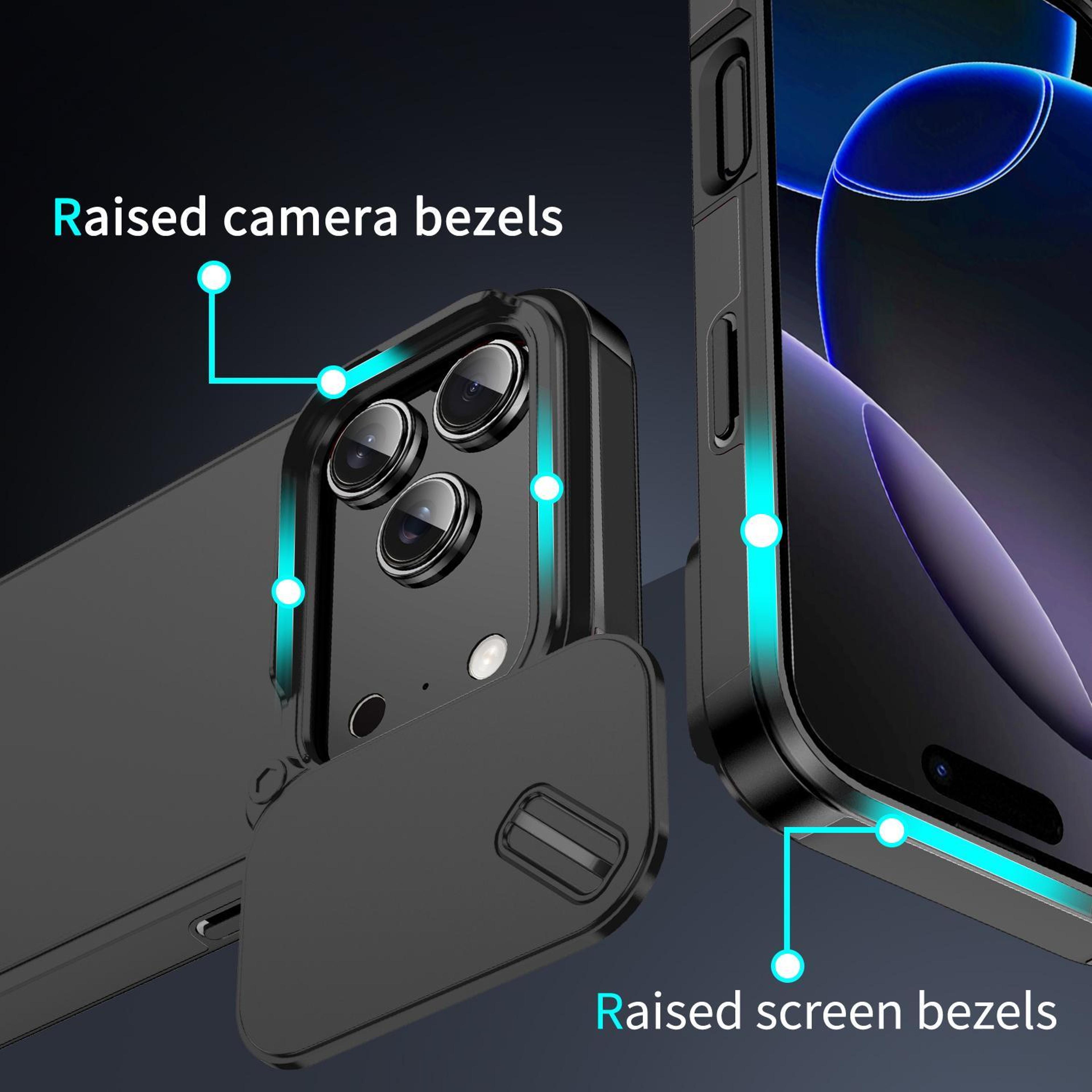 IPhone 18 Pro Case With Sliding Camera Cover TPU PC Protection 4