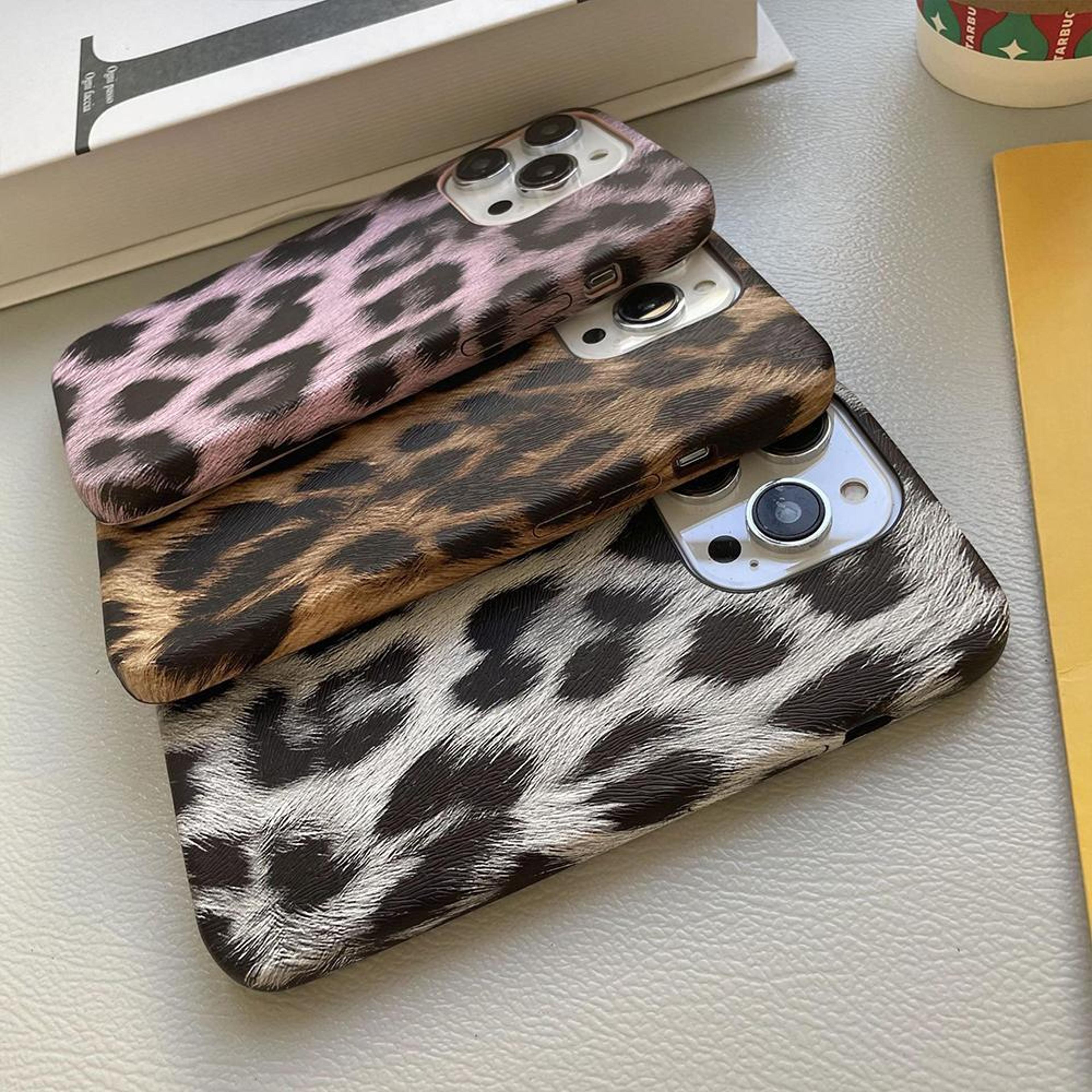 Leopard Print IPhone 18 Pro Max Case With LeatherTextured PU Protection 2
