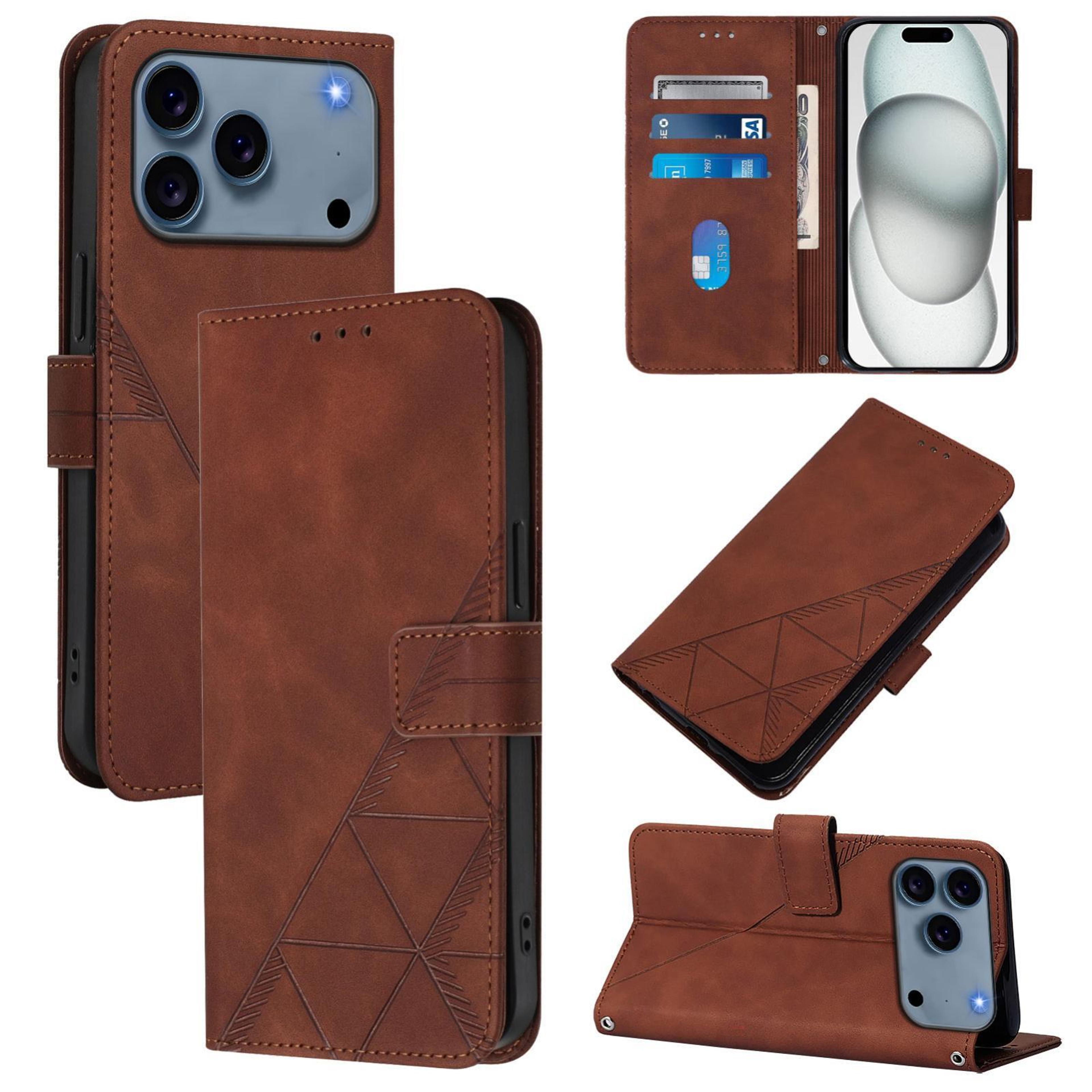 IPhone 18 Pro Max Wallet Case With Crossbody Strap Card Holder And Stand 0