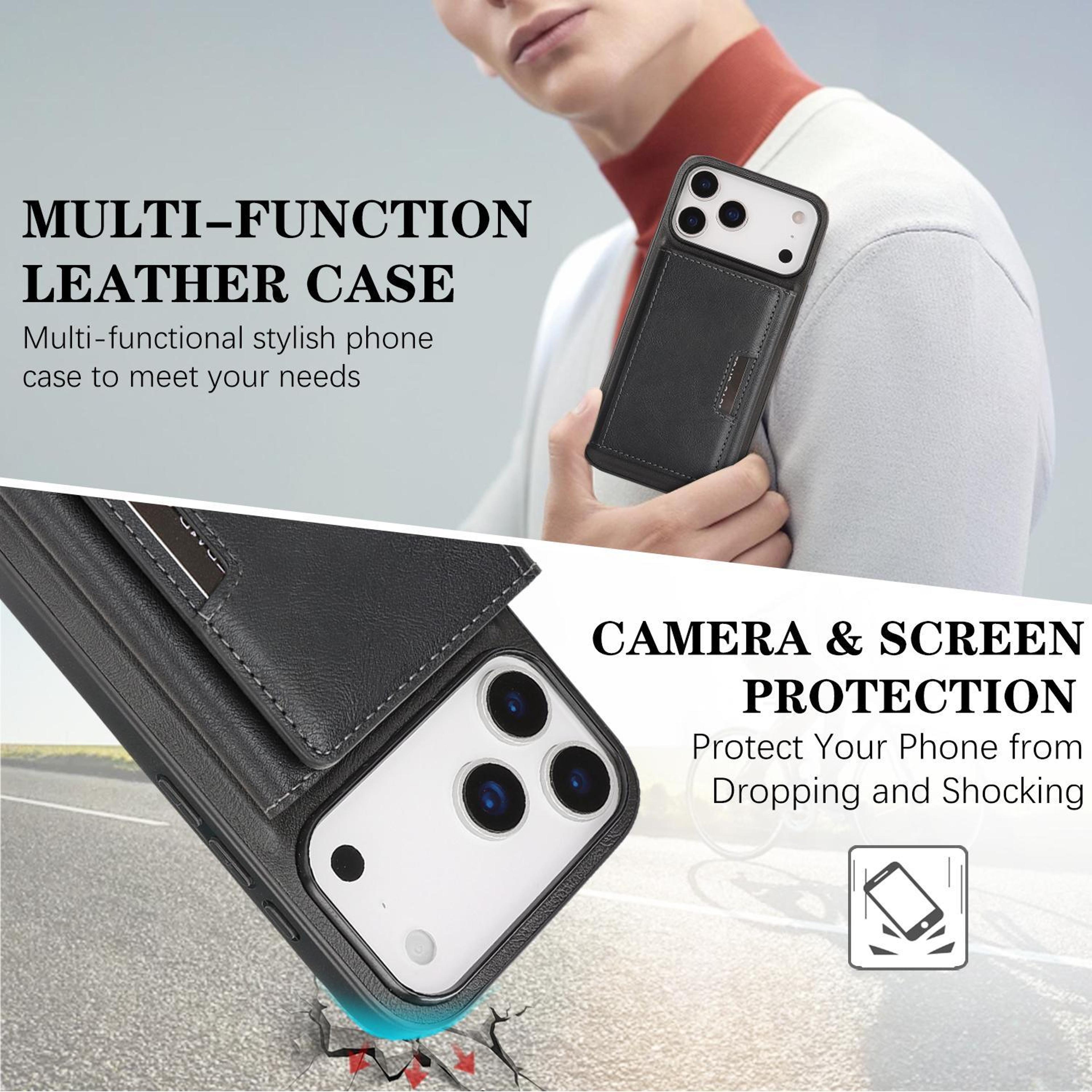 IPhone 18 Pro MagSafe Wallet Case With N52 Magnetic TriFold Stand And Card Holder 5