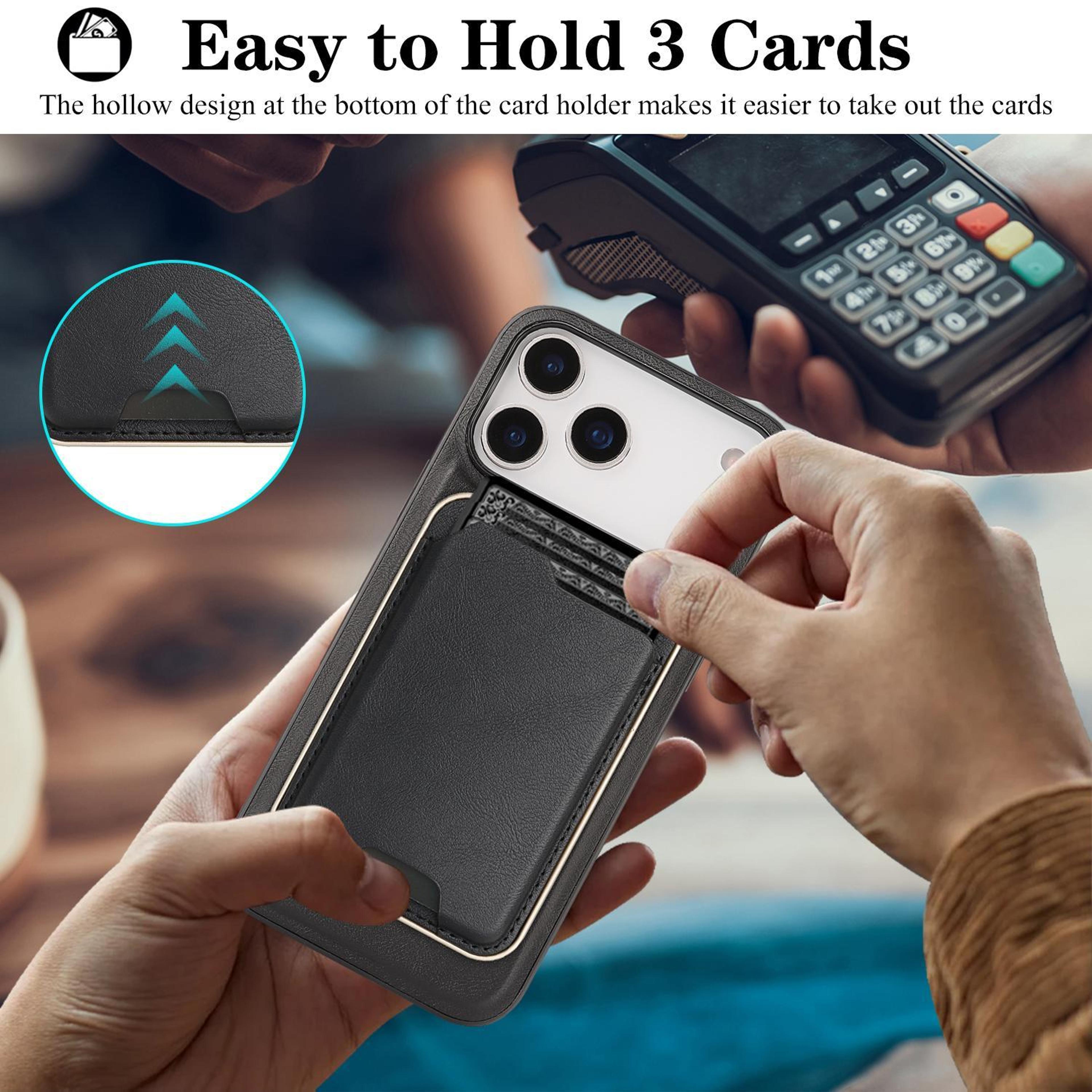 IPhone 18 Pro MagSafe Case With Slim Magnetic Card Wallet 4