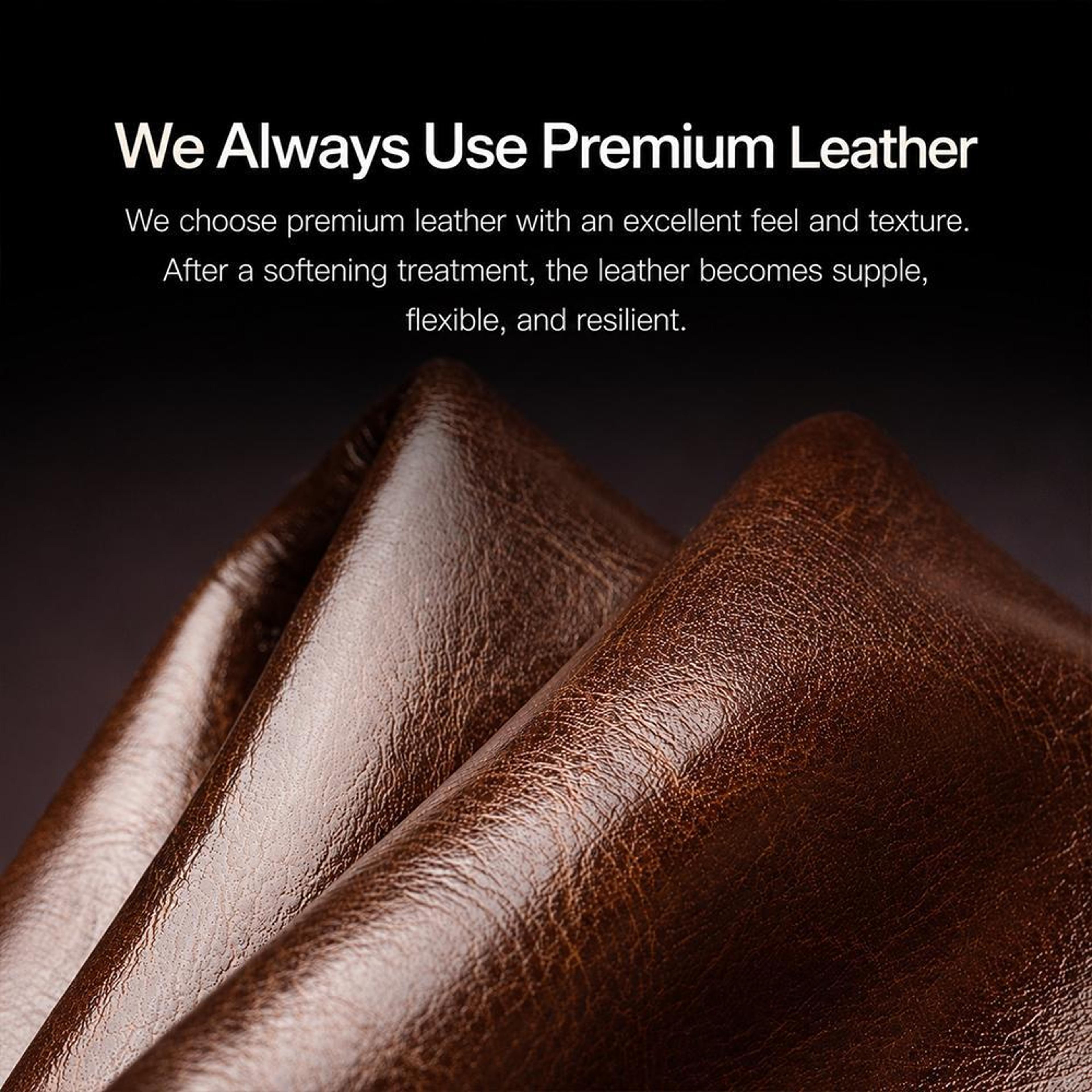 IPhone 18 Pro Max Genuine Leather Wallet Case With Card Slots And Kickstand 2