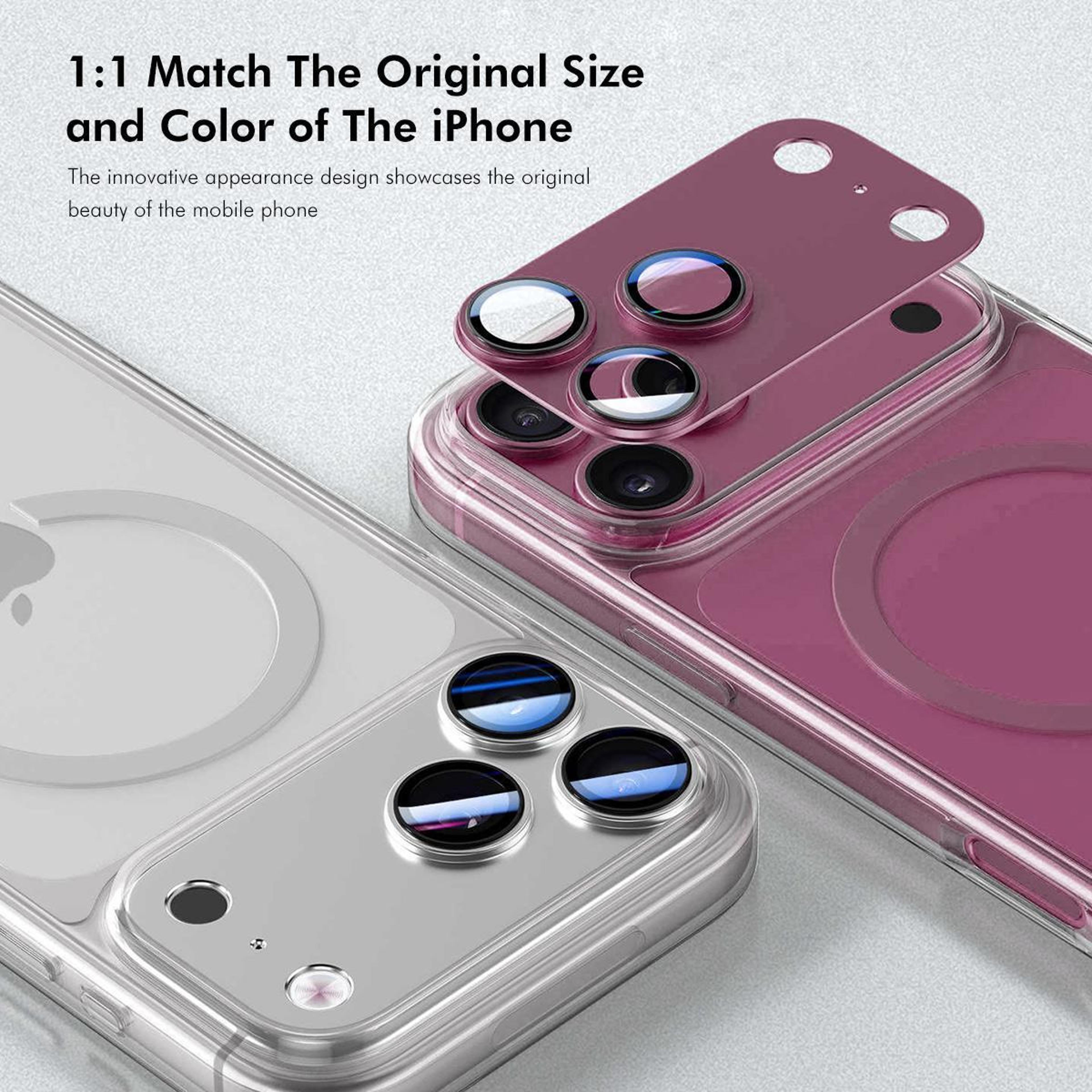 IPhone 18 Pro AntiReflection Tempered Glass Camera Lens Protector 1